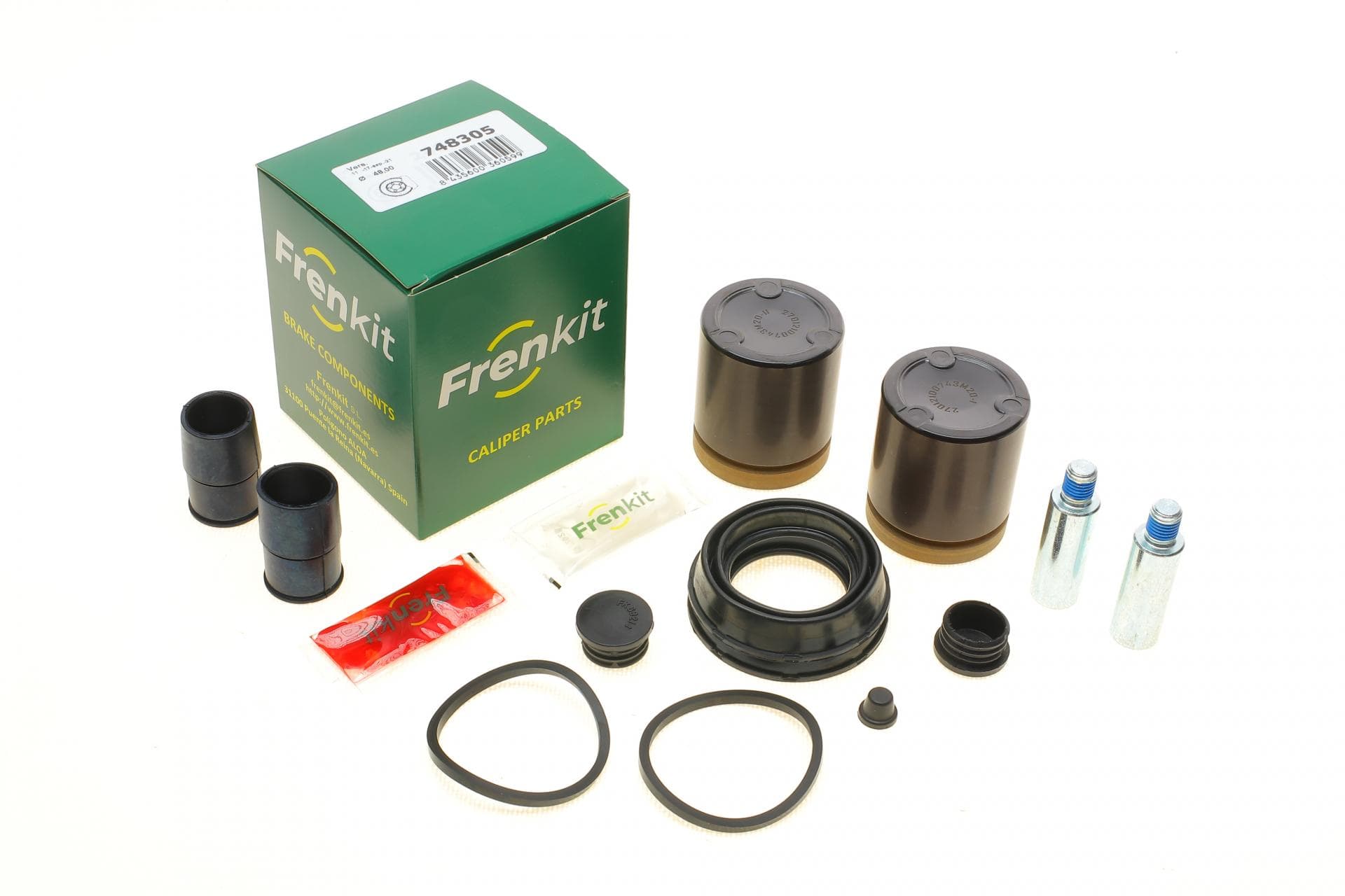 Ремкомплект супорта (переднього) MB M-class (W166) 11-16 (d=48mm)(Ate)(+2 поршня/направляюча) Super