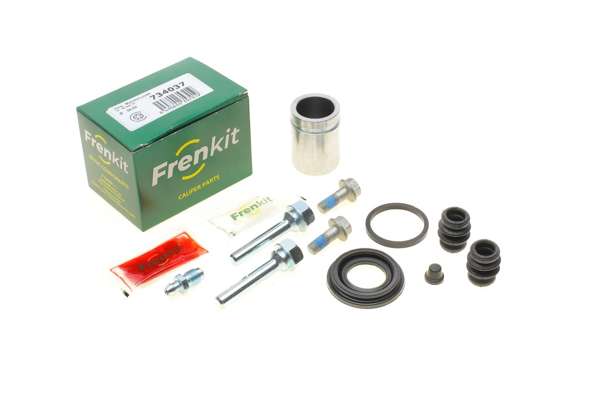 Ремкомплект супорта (заднього) Hyundai Sonata 98-04 (d=34mm) (Mando) (+поршень/направляюча)