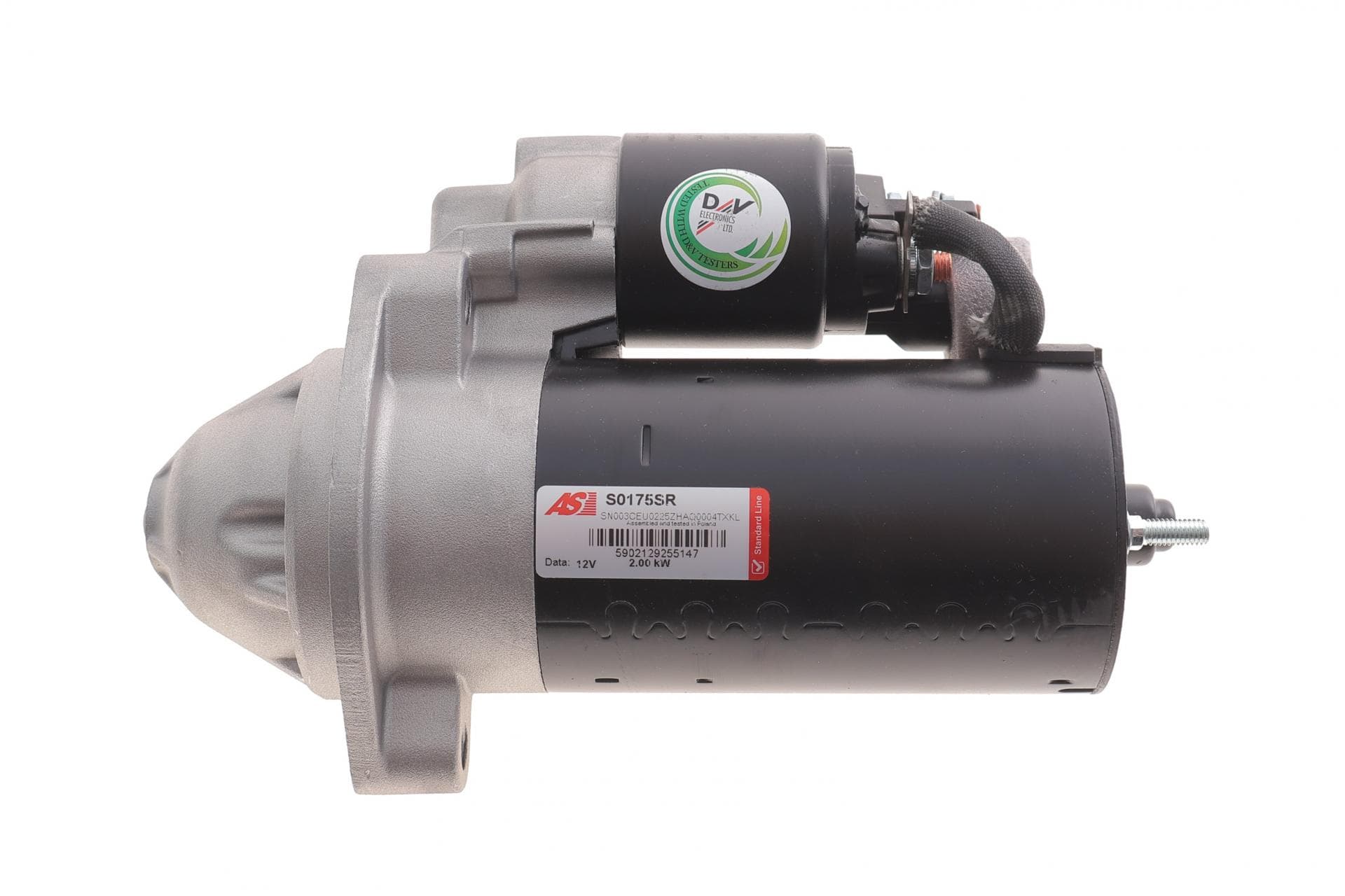Стартер Audi A4/A6/Seat Exeo 1.9-2.0TDI 04-11 (12V/2kw) (z=9)