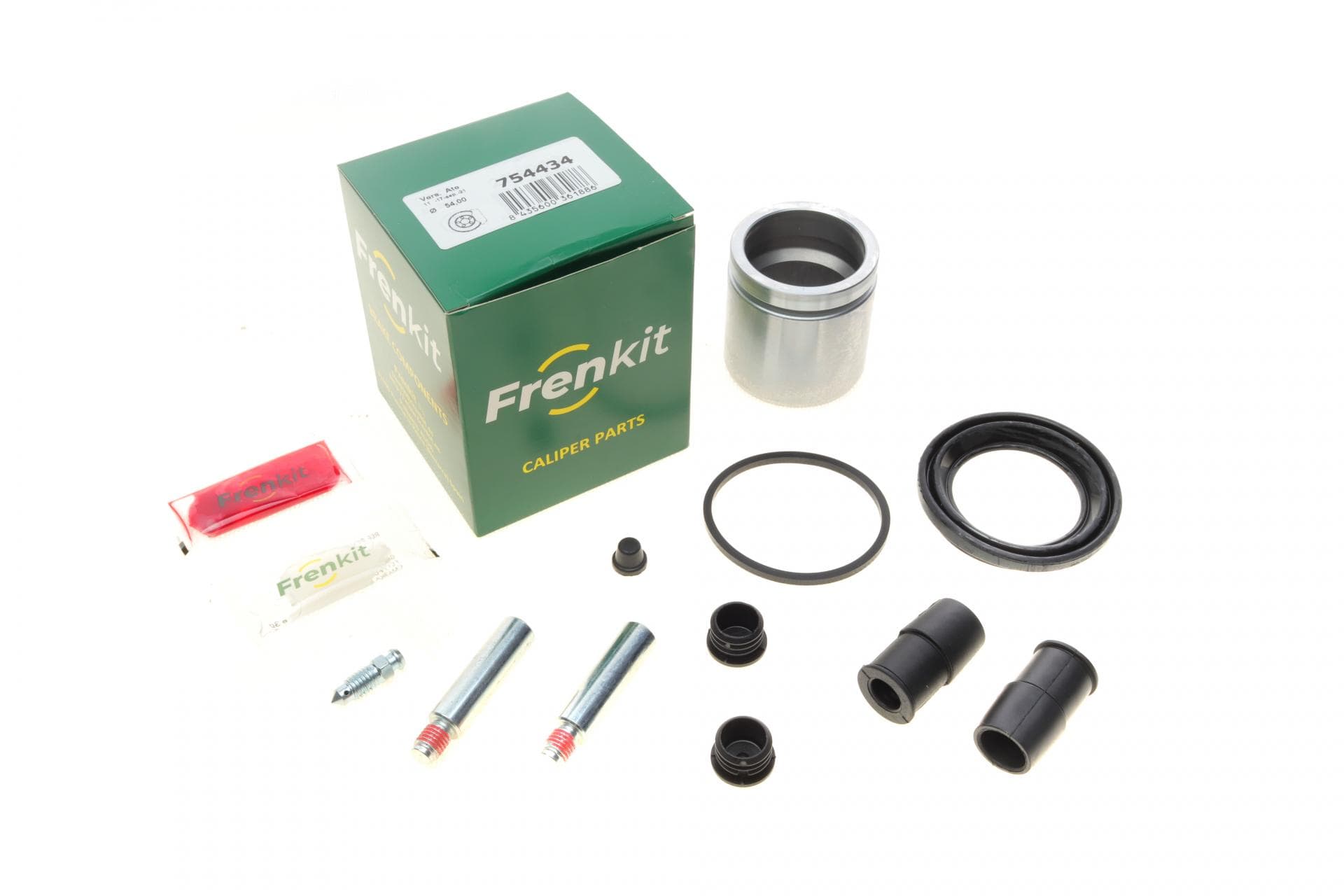 Ремкомплект супорта (переднього) Alfa Romeo 156 97- (d=54mm)(Ate)(+1 поршень/направляюча) SuperKit