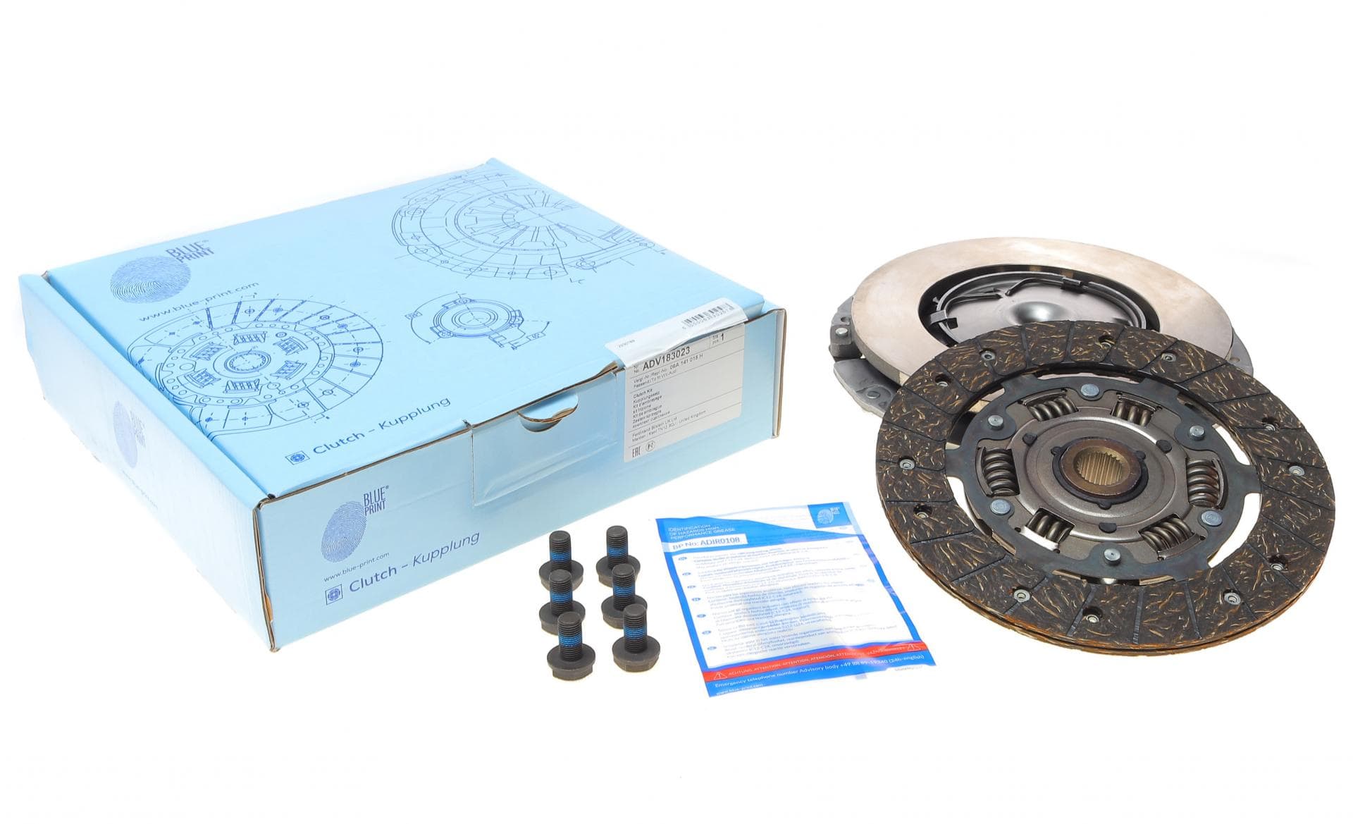 Комплект зчеплення VW Caddy II 1.9SDI 95-04 (d=210mm)