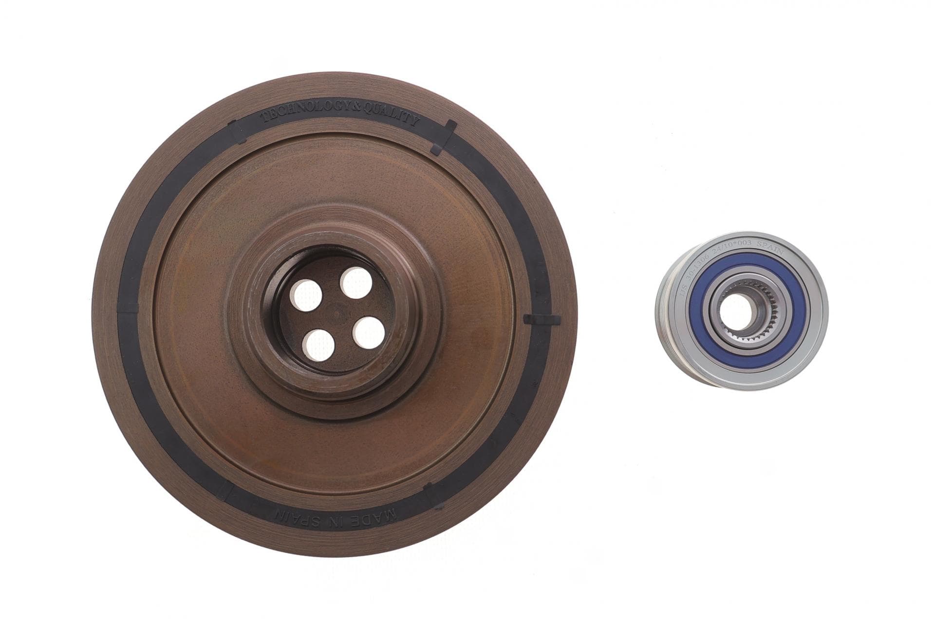 Шків колінвалу + шків генератора BMW X1 (F48)/X2 (F39) 14- B47/B48