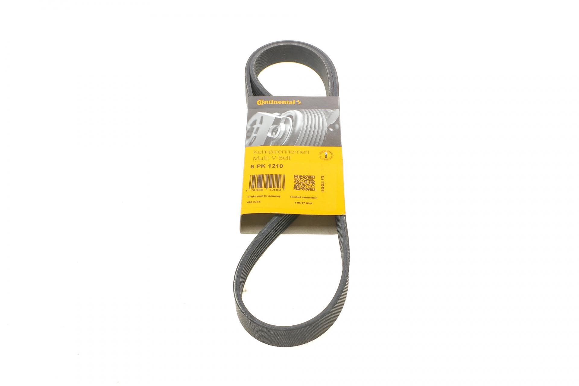Ремінь генератора Renault Kangoo 1.9dTi/dCi 00-/Peugeot 107 1.0 05-14/Toyota Aygo/Yaris 1.0/1.8 05-