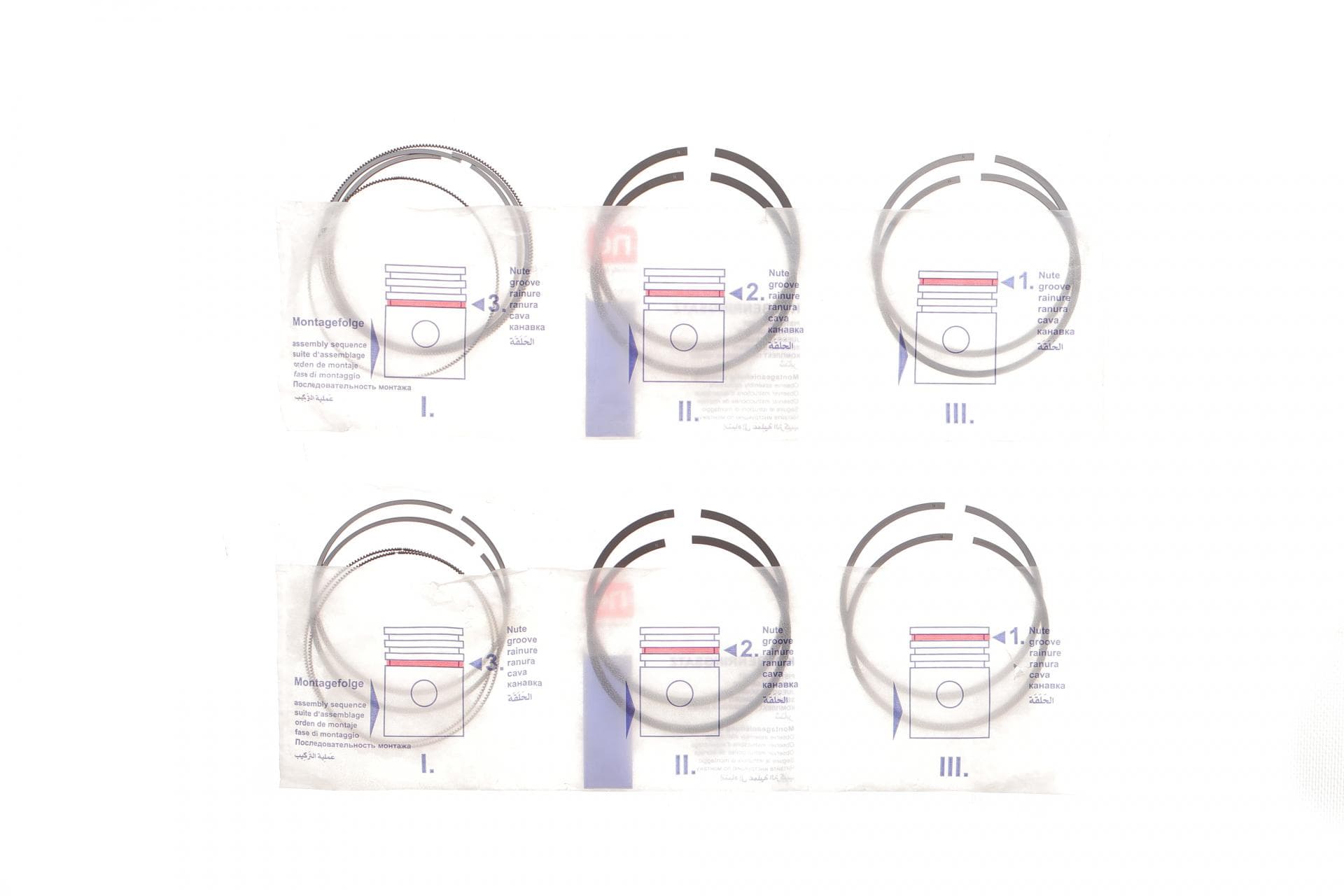 Кільця поршневі Mazda 3/CX-7 2.3D 06-14 (87.50mm/STD) (1.5-1.5-2.0) = 7985300000
