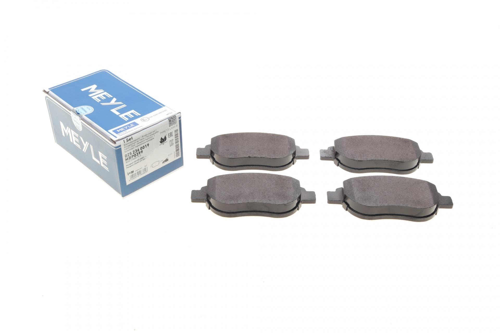 Колодки гальмівні (передні) Citroen Berlingo 00-11/C4 1.6 THP/VTi 04-/Peugeot 207/307 02- (Bosch)