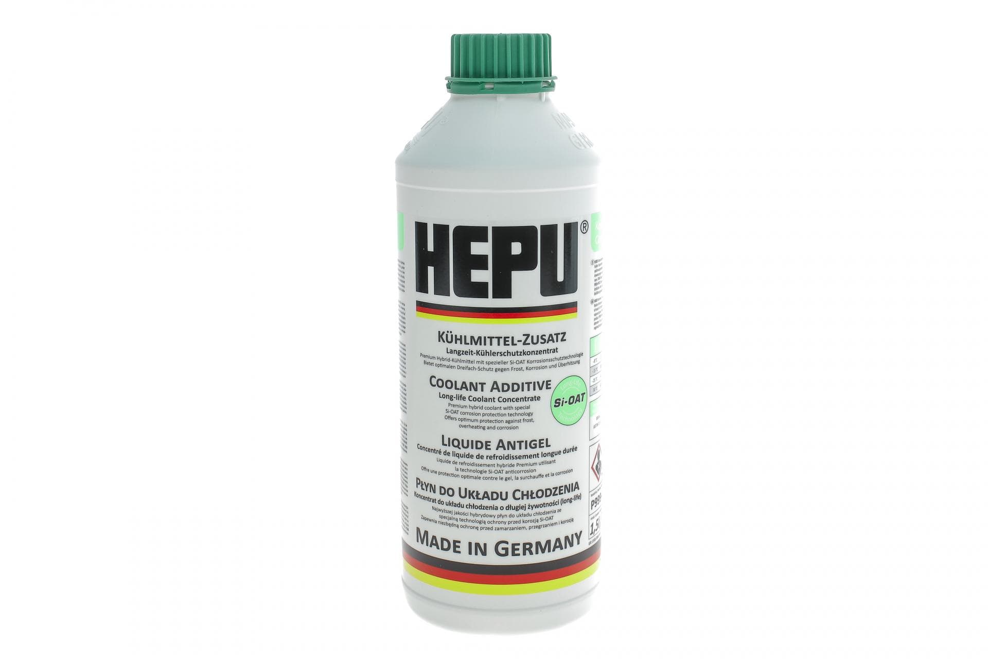 Антифриз (зелений) 1.5L (1:1=-37°C) (концентрат)