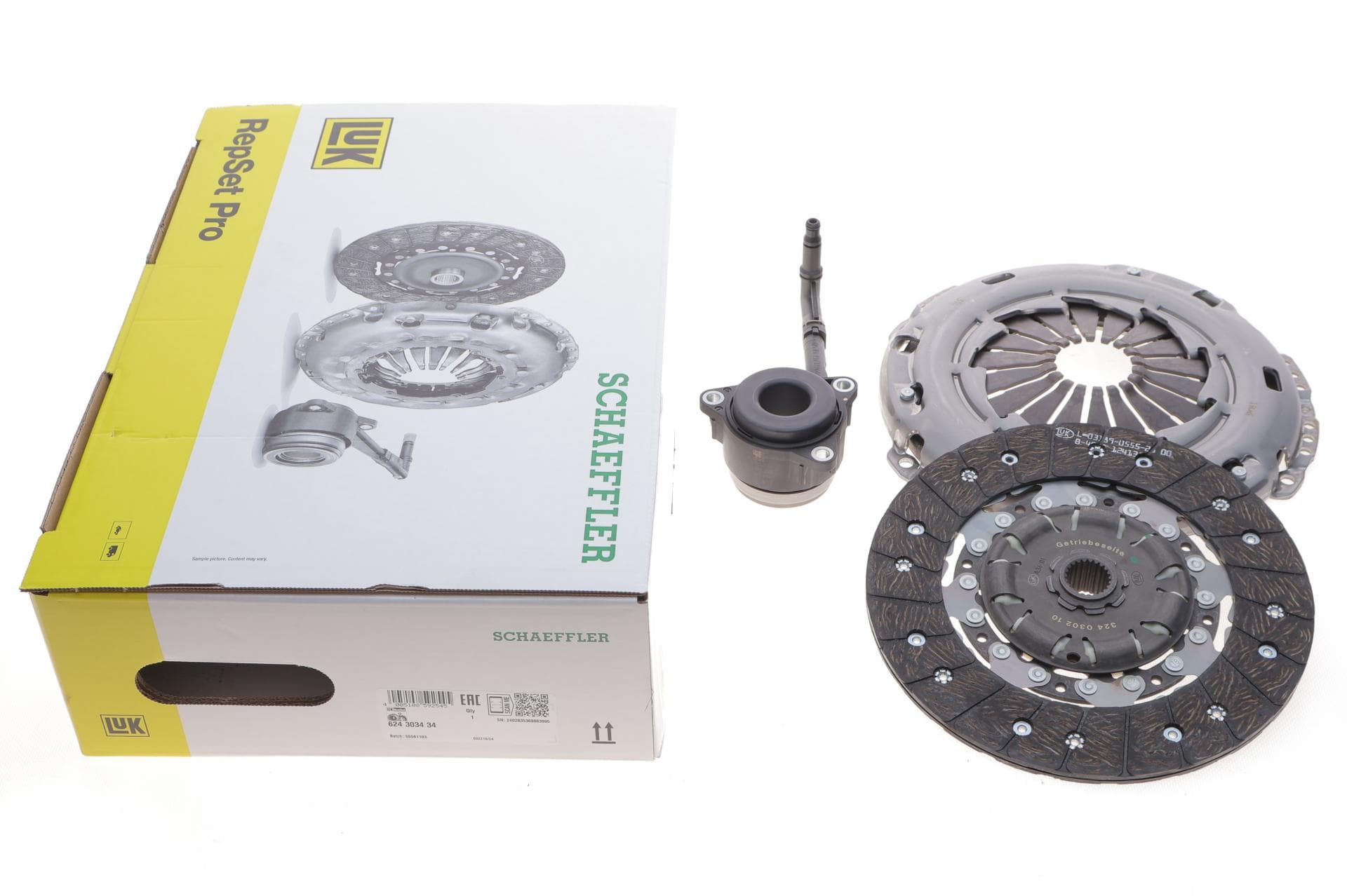 Комплект зчеплення VW Golf IV/Polo IV/Sharan 1.8T/1.9TDI/2.0TDI/2.3 V5/2.5VR6, 95-
