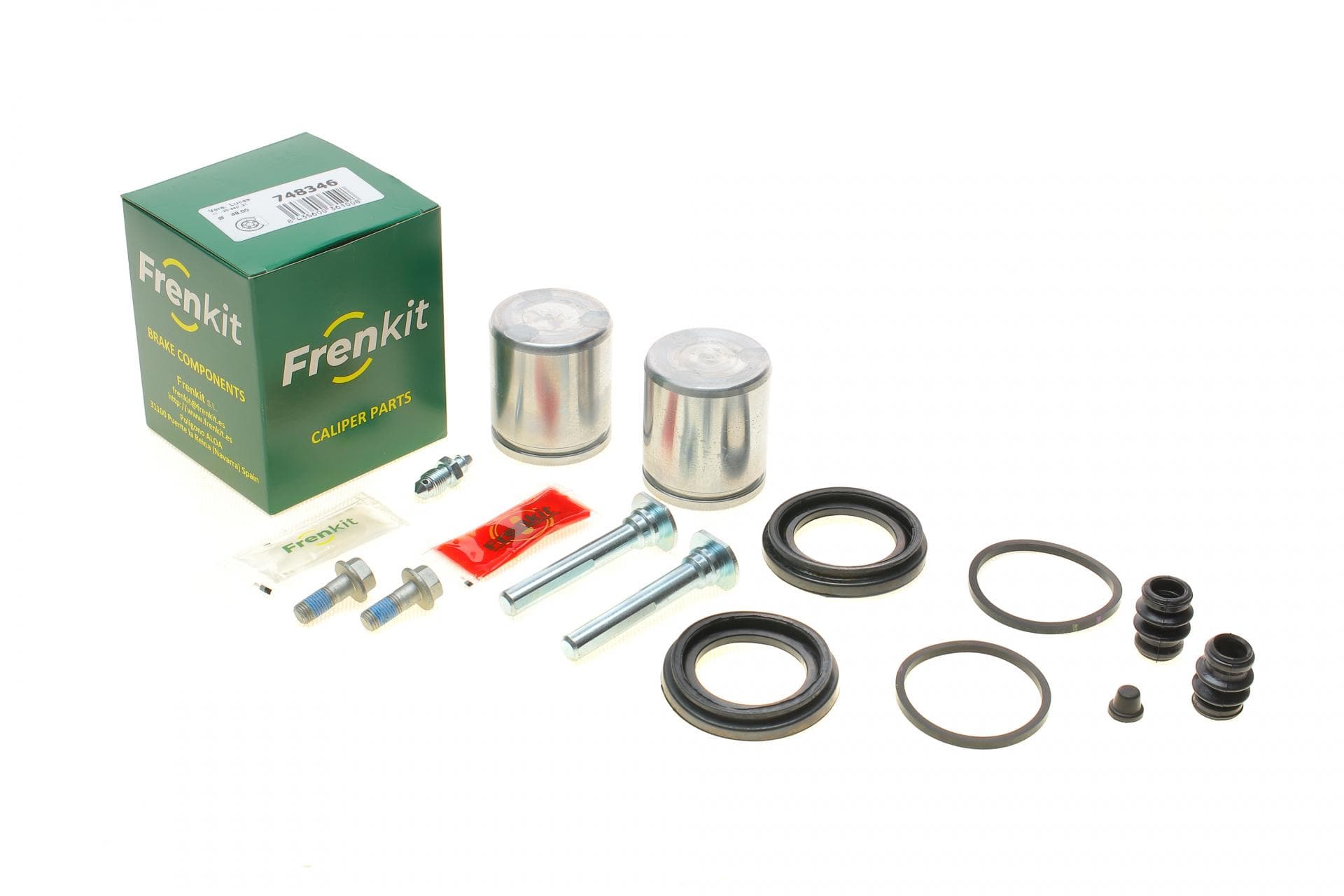Ремкомплект супорта (переднього) Land Rover Range Rover 94- (d=48mm)(Lucas)(+2 поршня/направляюча)