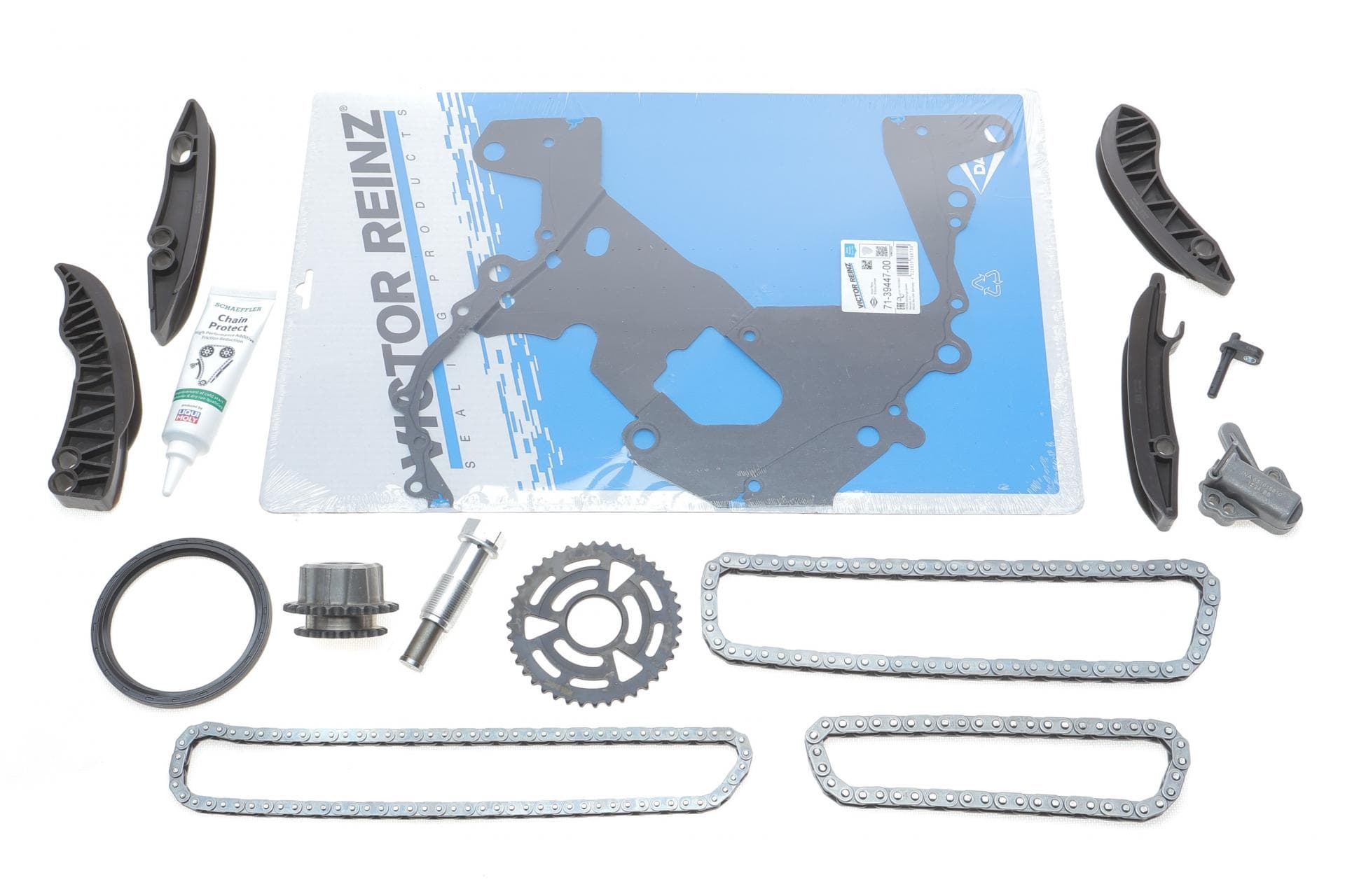 Комплект ланцюга ГРМ BMW 3 (E93/F30)/X3 (F25)/X5 (F15) 06-18 (z=86/70) (N47/B47), (ланцюг INA)