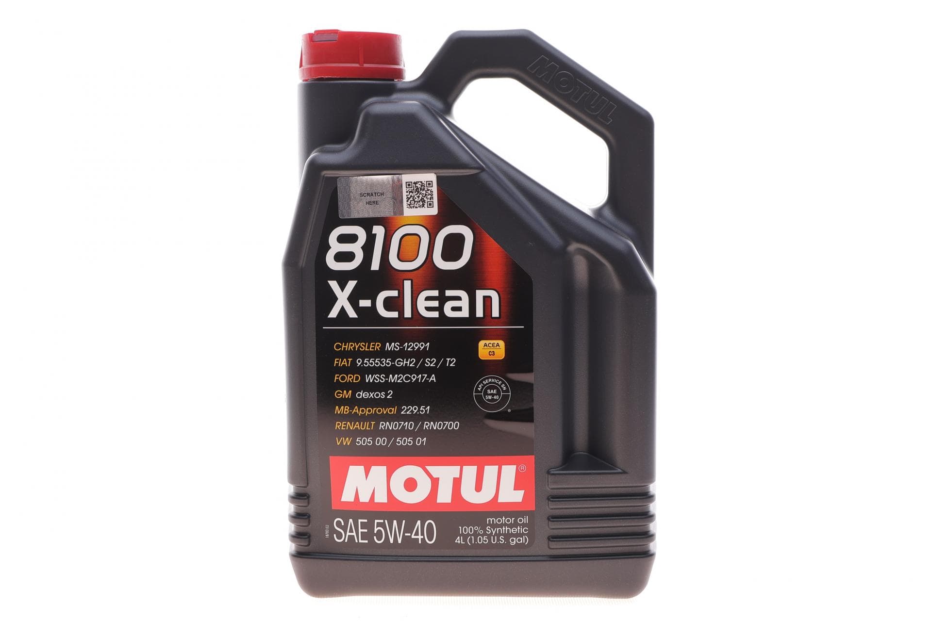 Олива 5W40 X-clean 8100 (4L) (LL-04/MB 229.51/505 00/505 01) (104720)