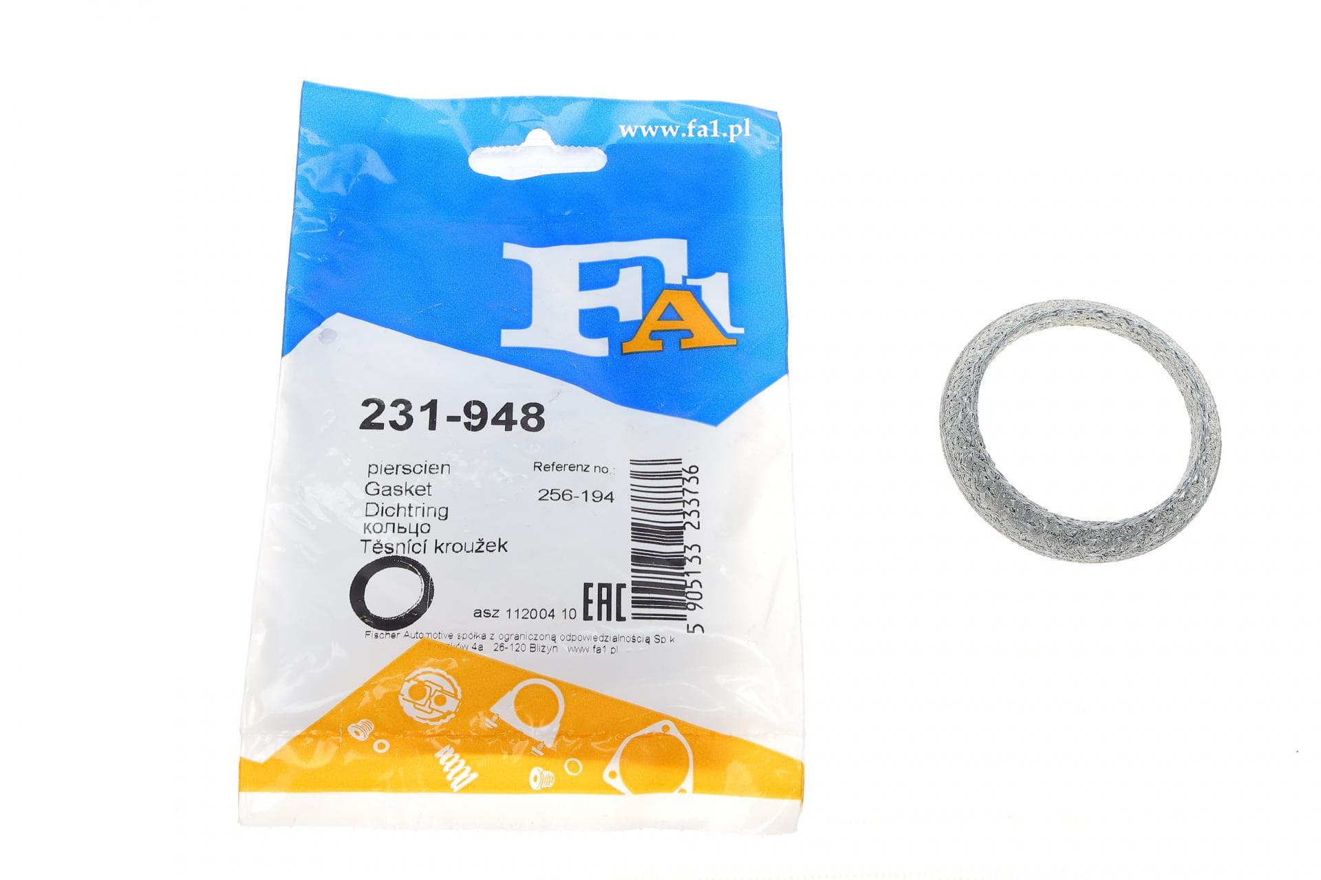 Прокладка труби вихлопної Peugeot 1007/207/307 1.4/1.6 16V 00- (46x60x8.5) (кільце)