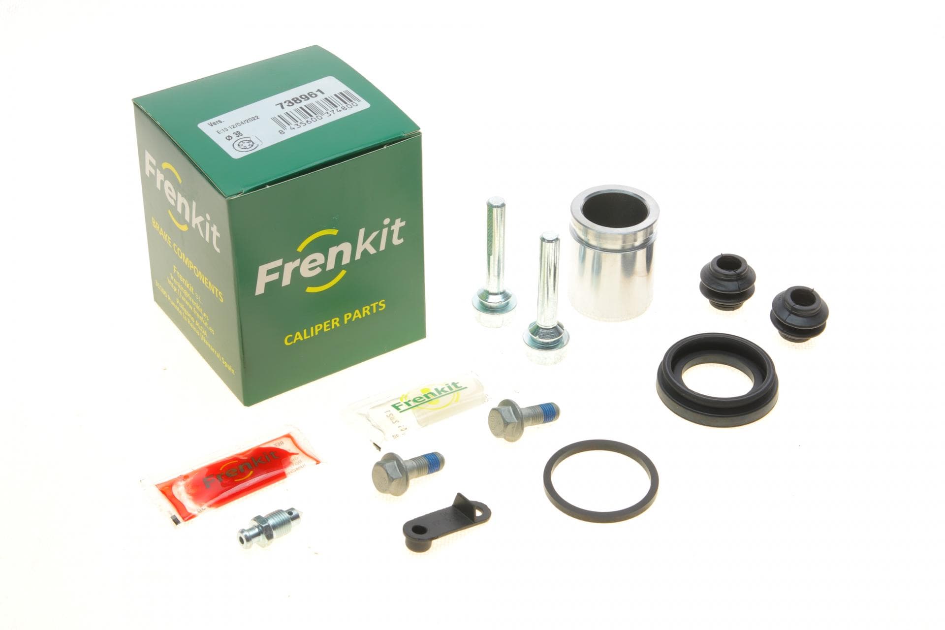 Ремкомплект супорта (заднього) SsangYong Korando 12- (d=38mm) (+поршень/направляюча) SuperKit