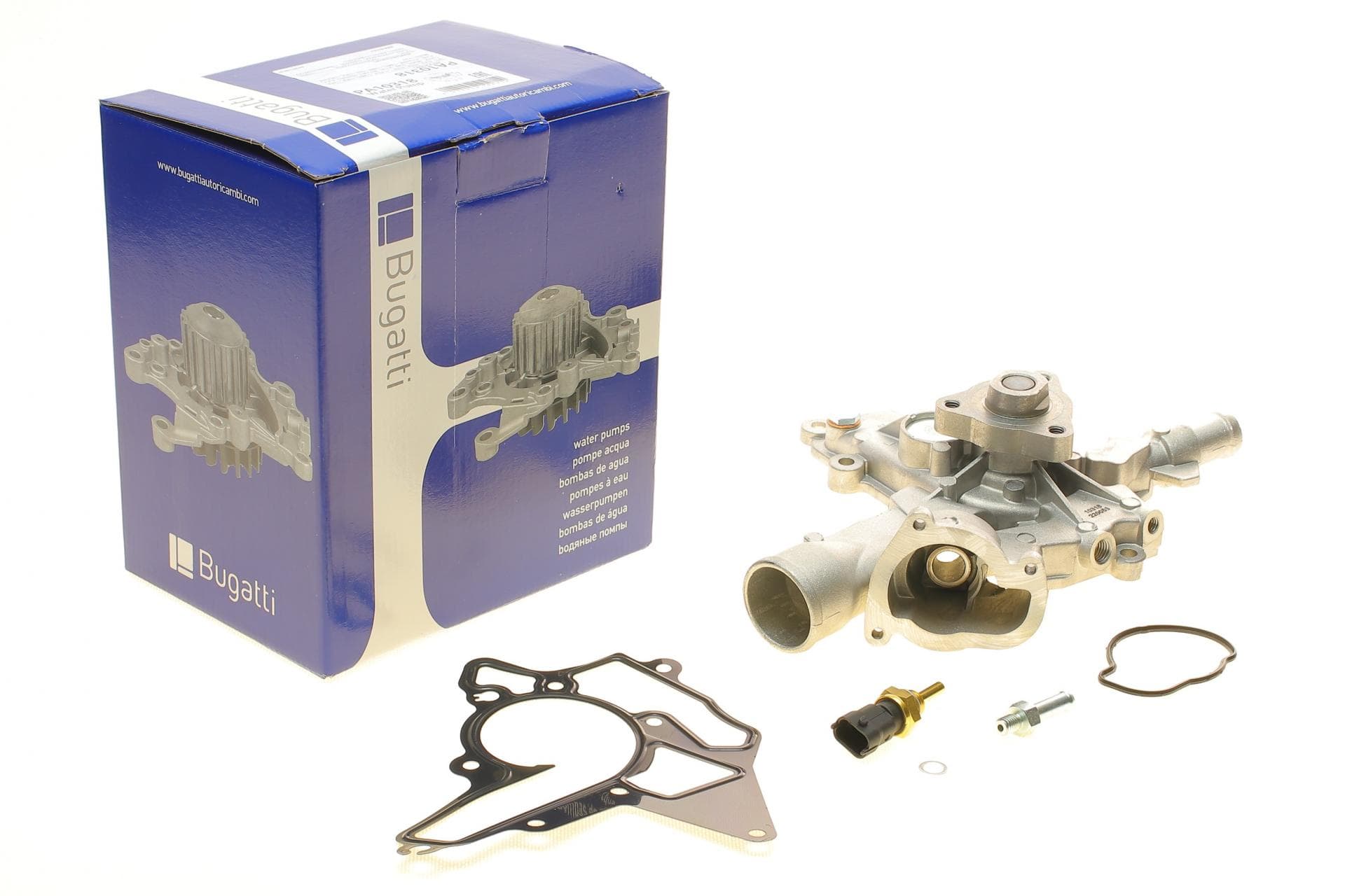 Помпа води Opel Astra G/H/Corsa C/D 1.2 16V/1.4 00-14/Combo 1.4 16V 05- (B/B) (8лоп) (с датчиком t)