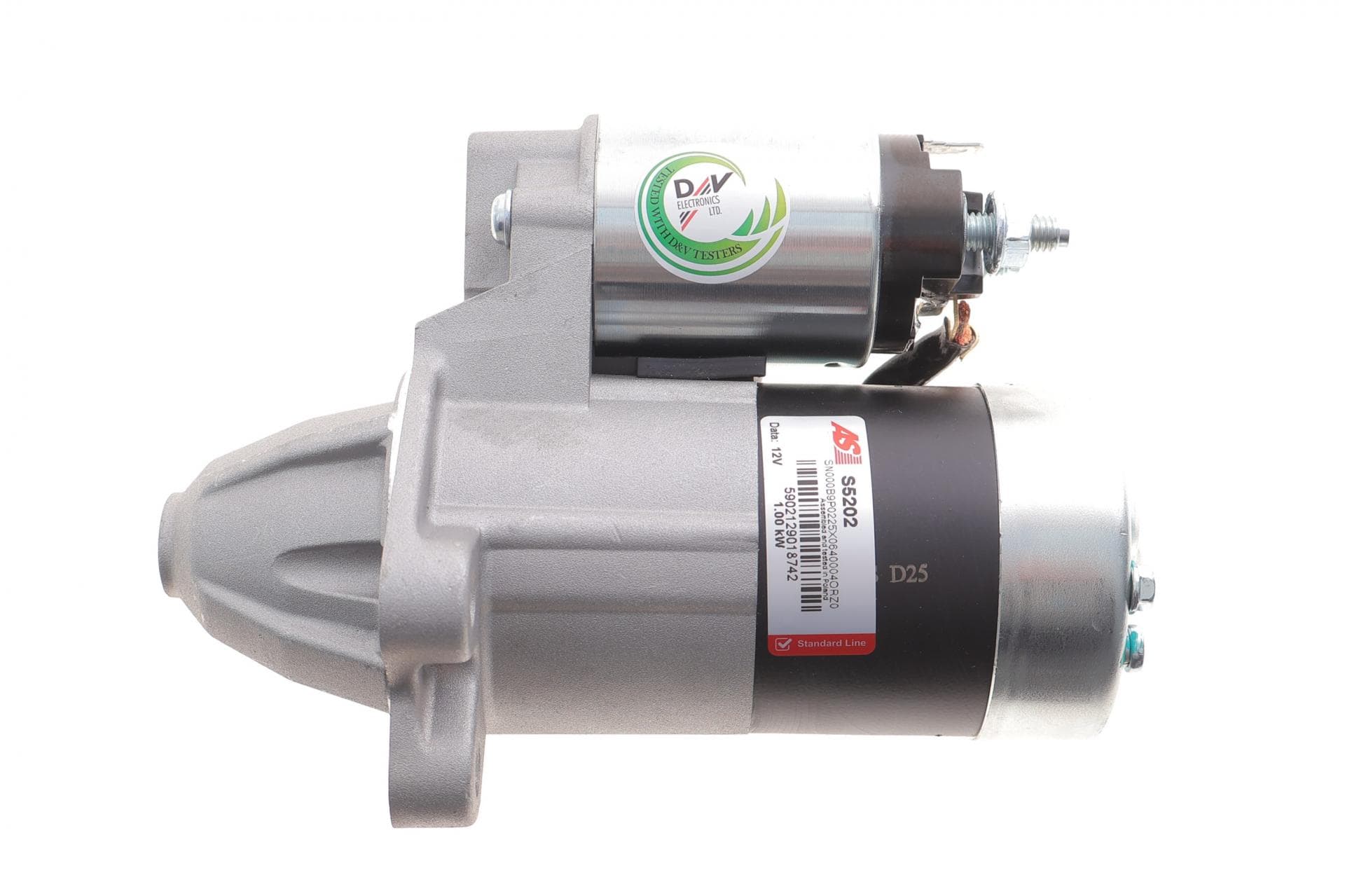 Стартер Mazda 3 1.3-2.0 03-09 (12V/1 kw) (z=8)