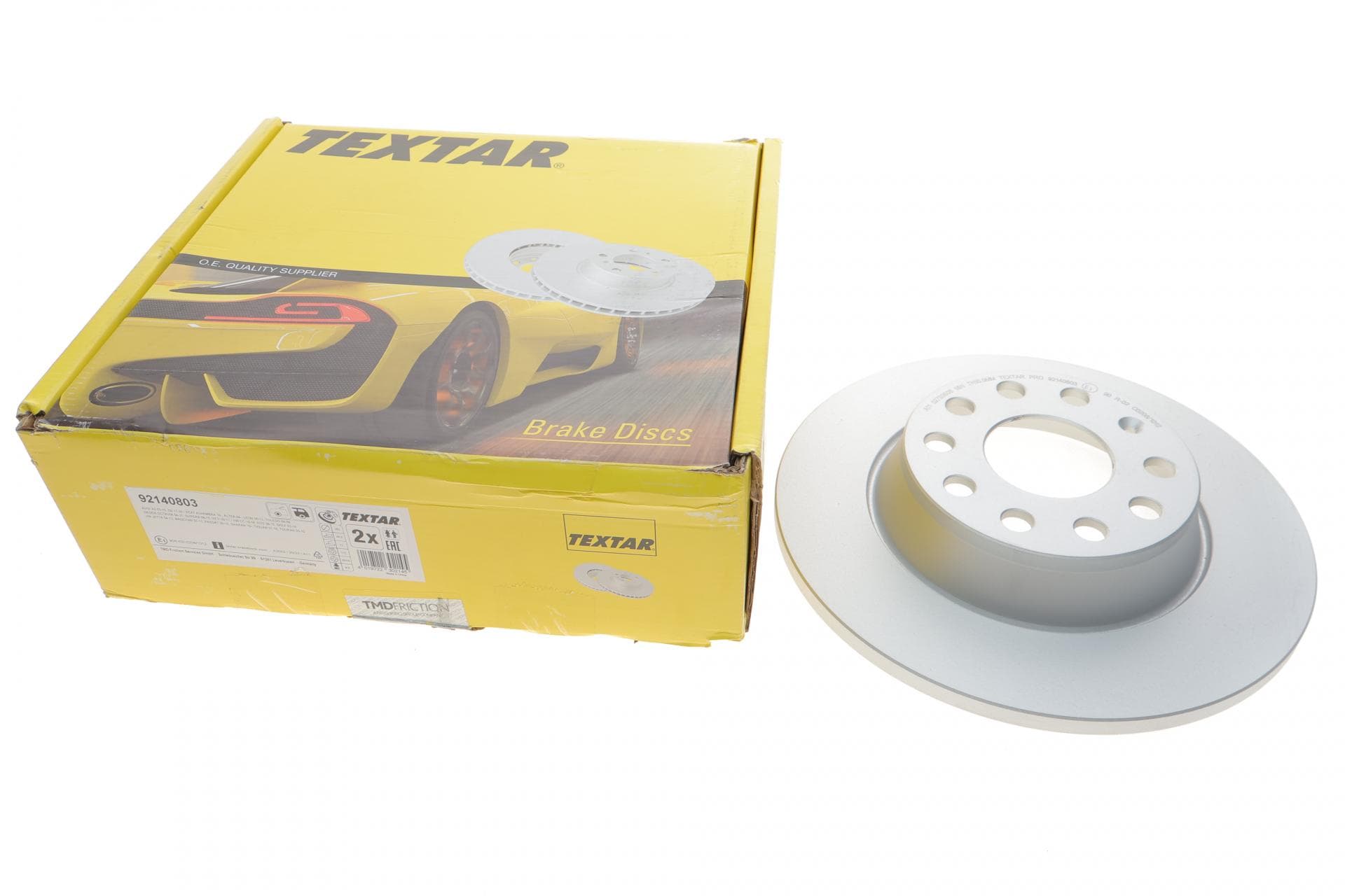 Диск гальмівний (задній) Audi A3/VW Golf/Passat 04-14 (282x12) PRO