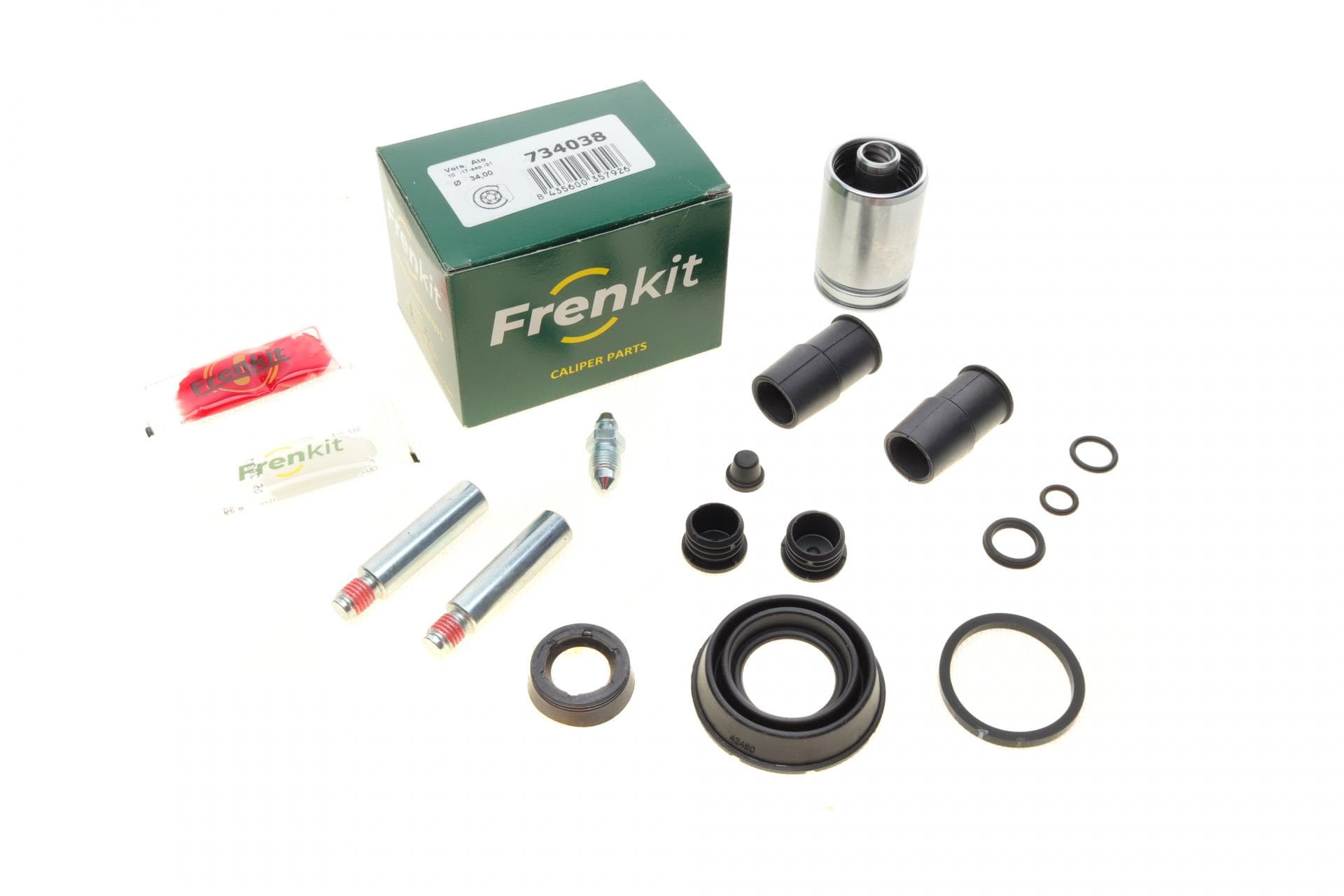 Ремкомплект супорта (заднього) Toyota Yaris 05- (d=34mm) (+поршень/направляюча) (Ate)