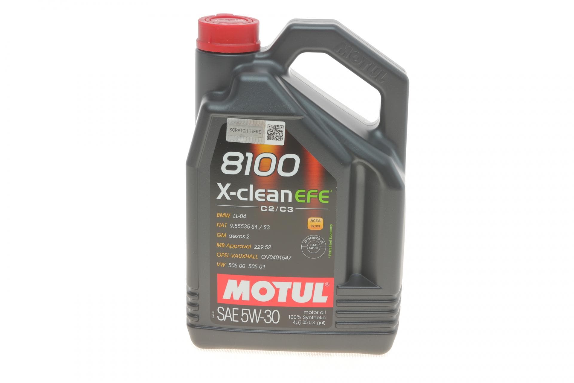Олива 5W30 X-clean EFE 8100 (4L) (109171) (LL-04/9.55535-S1/S3/GM DEXOS2/MB 229.52)