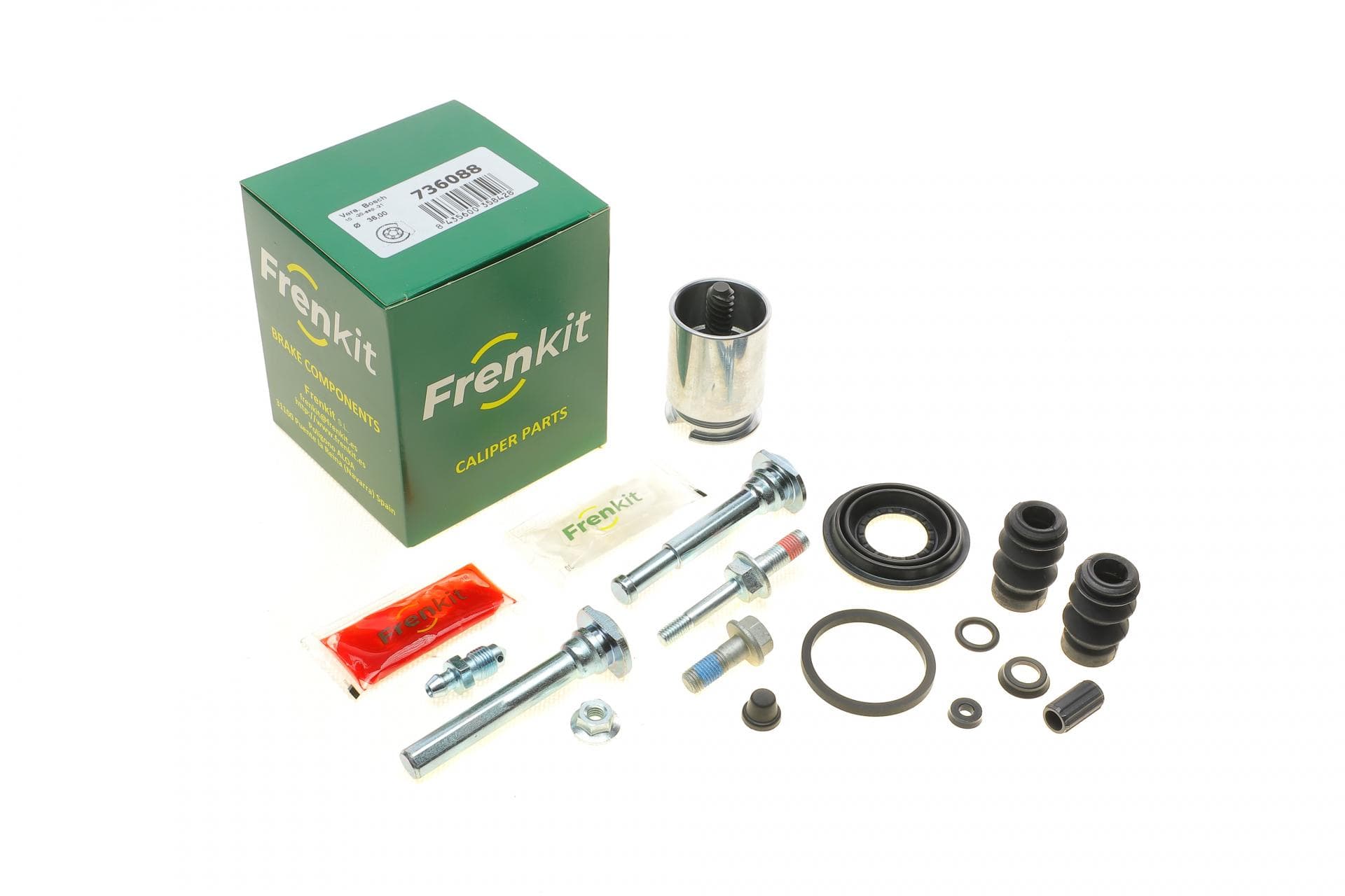 Ремкомплект супорта (заднього) Fiat Punto 07- (d=40mm) (+поршень/направляюча) (Bosch)