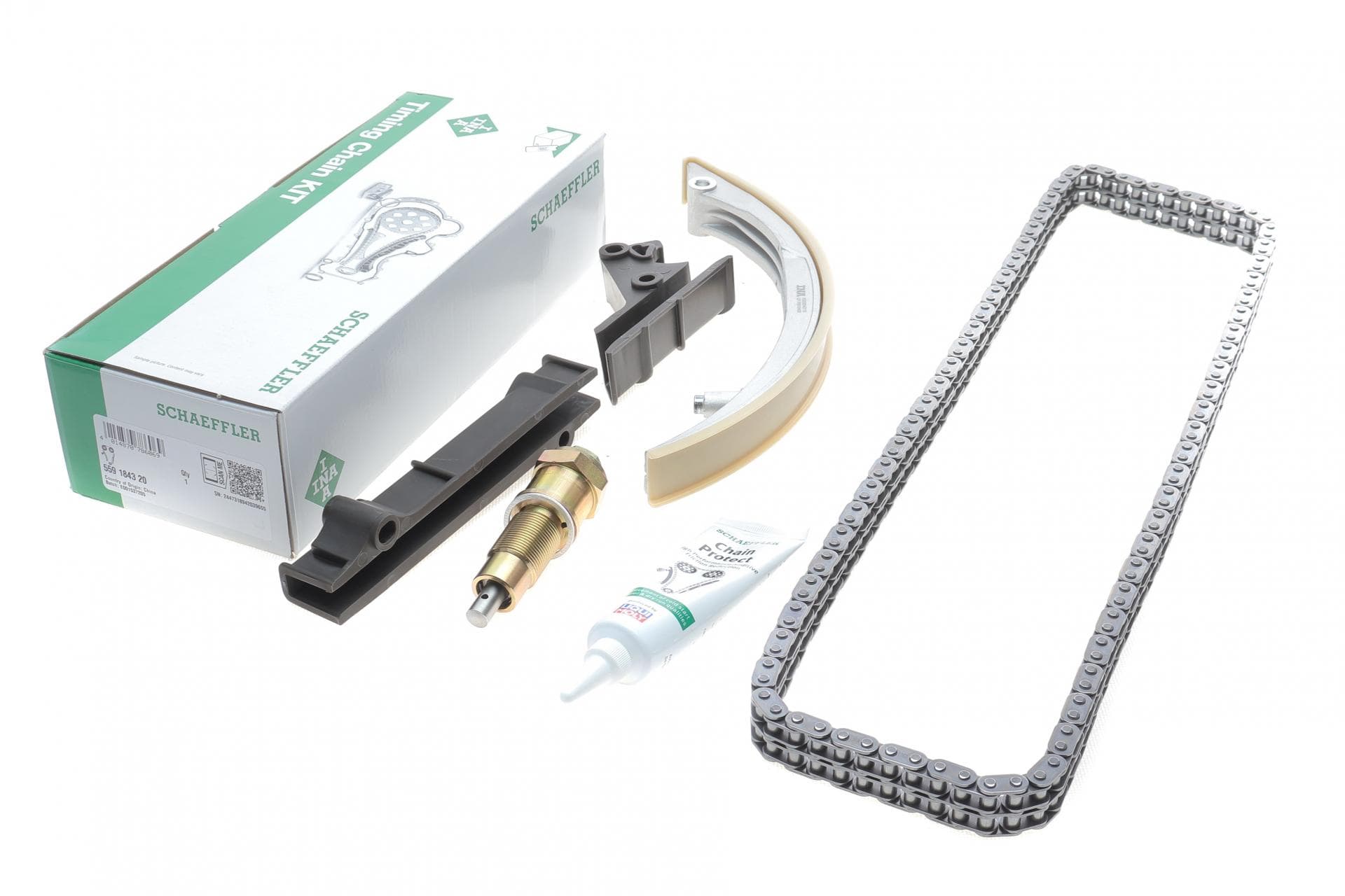 Комплект ланцюга ГРМ MB OM601-603, 2.3D/2.9D/TD, (ланцюг INA)