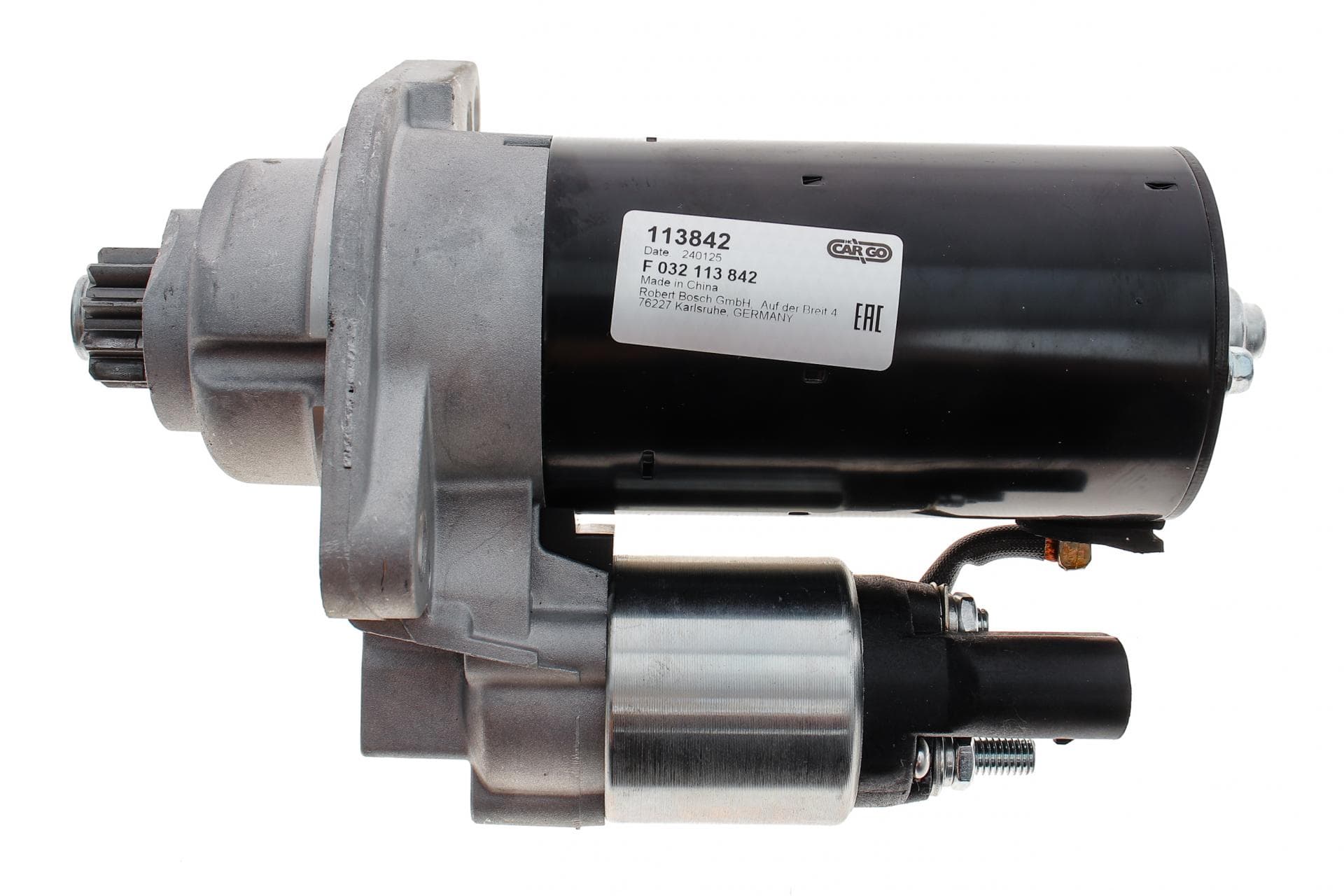Стартер VW Caddy/T5 1.9TDI 03- (1.7kw) (z=10) = 113842