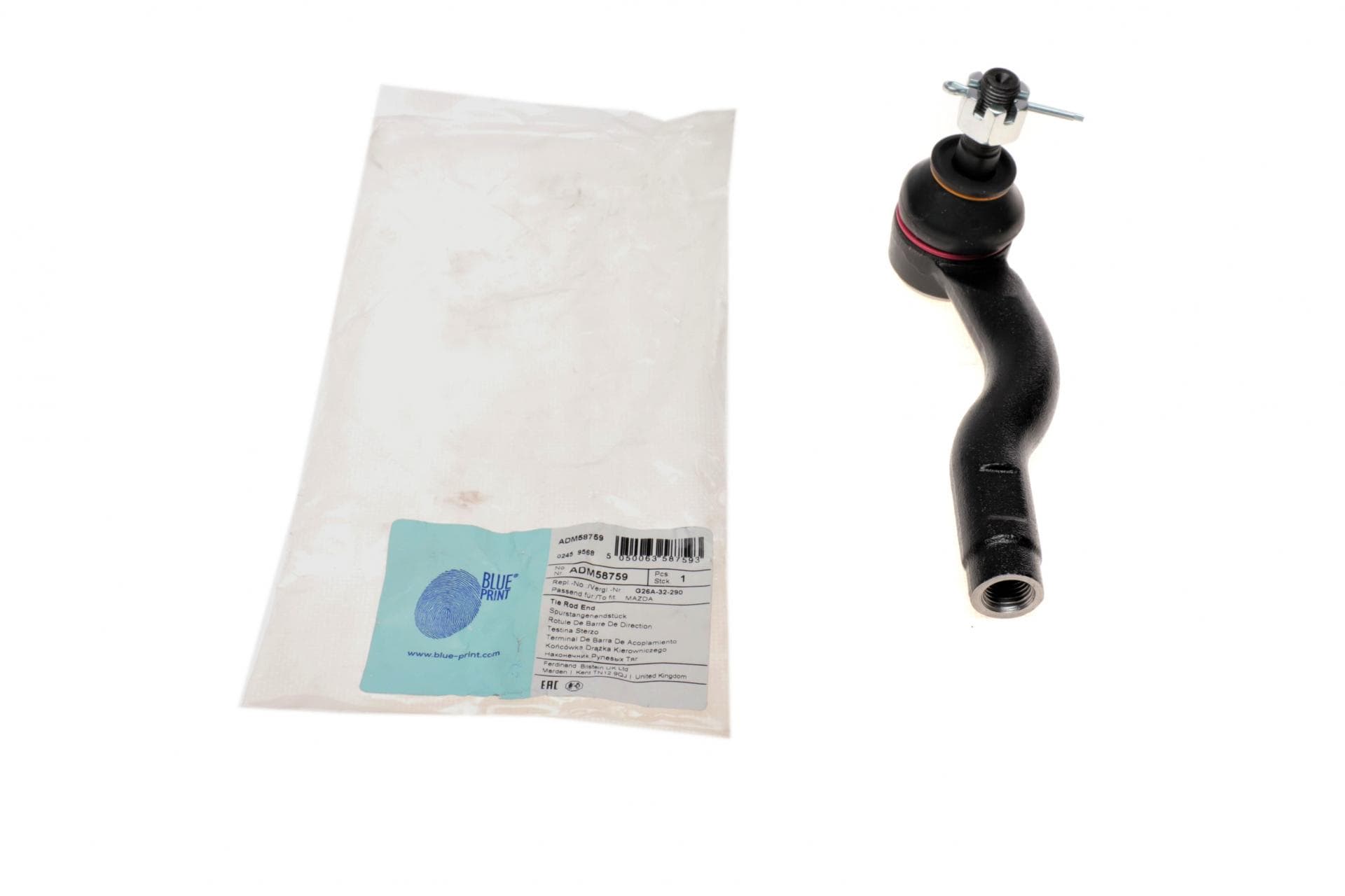 Наконечник тяги рульової (L) Mazda 6 1.8-2.3 02- (L=164mm)