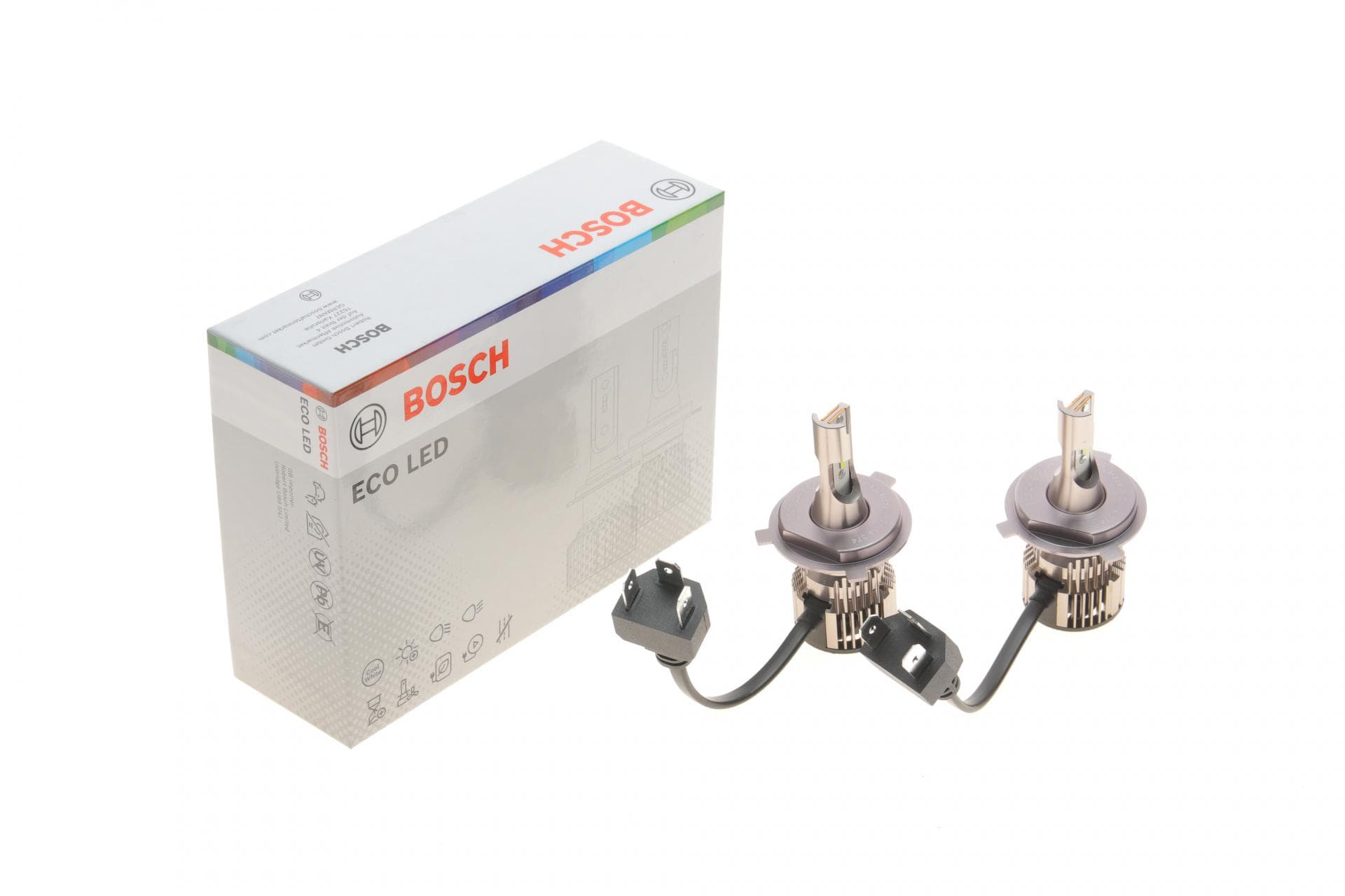 Автолампа H4 12V 24W P43t Eco LED Twin (6000К) (к-кт 2 шт)