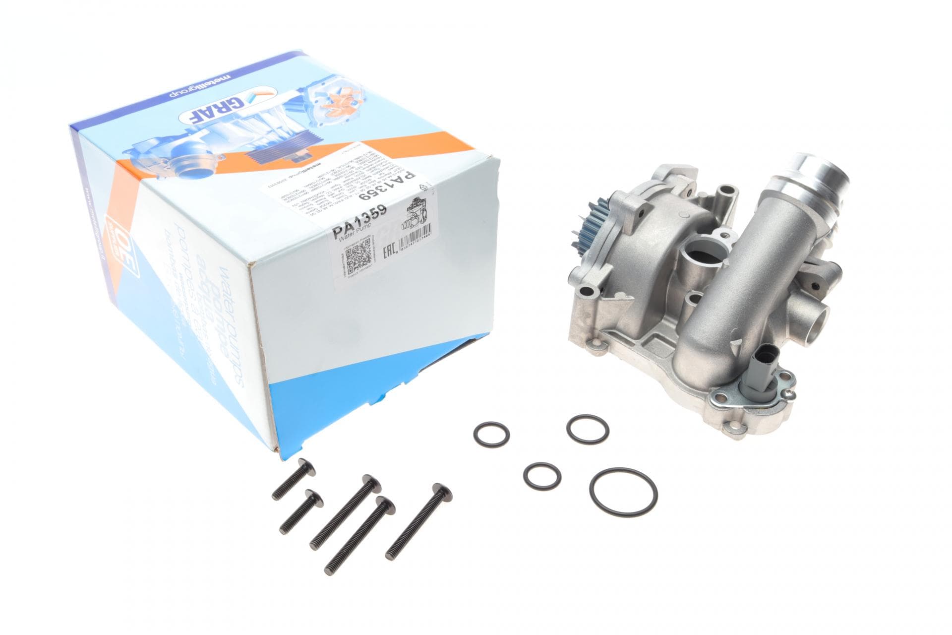 Помпа води Audi A3-A8/Skoda/Seat/VW 1.8-2.0FSI/TFSI 04- (29z)(B/B)(6 лоп)(з термостатом,датчиком t)