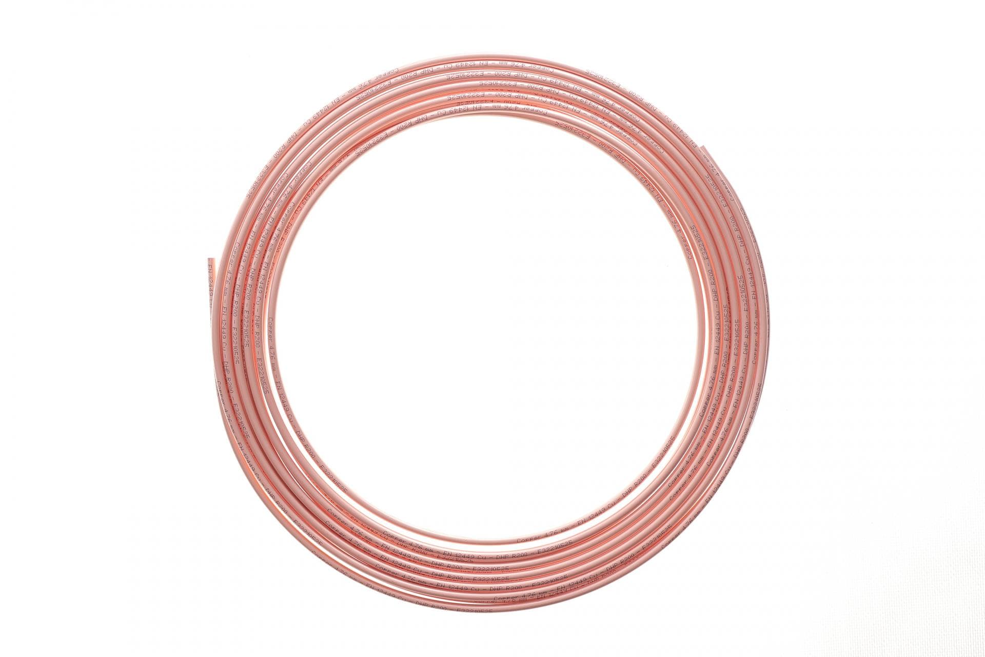 Трубка гальмівна 10m (3/16'') Copper/мідна