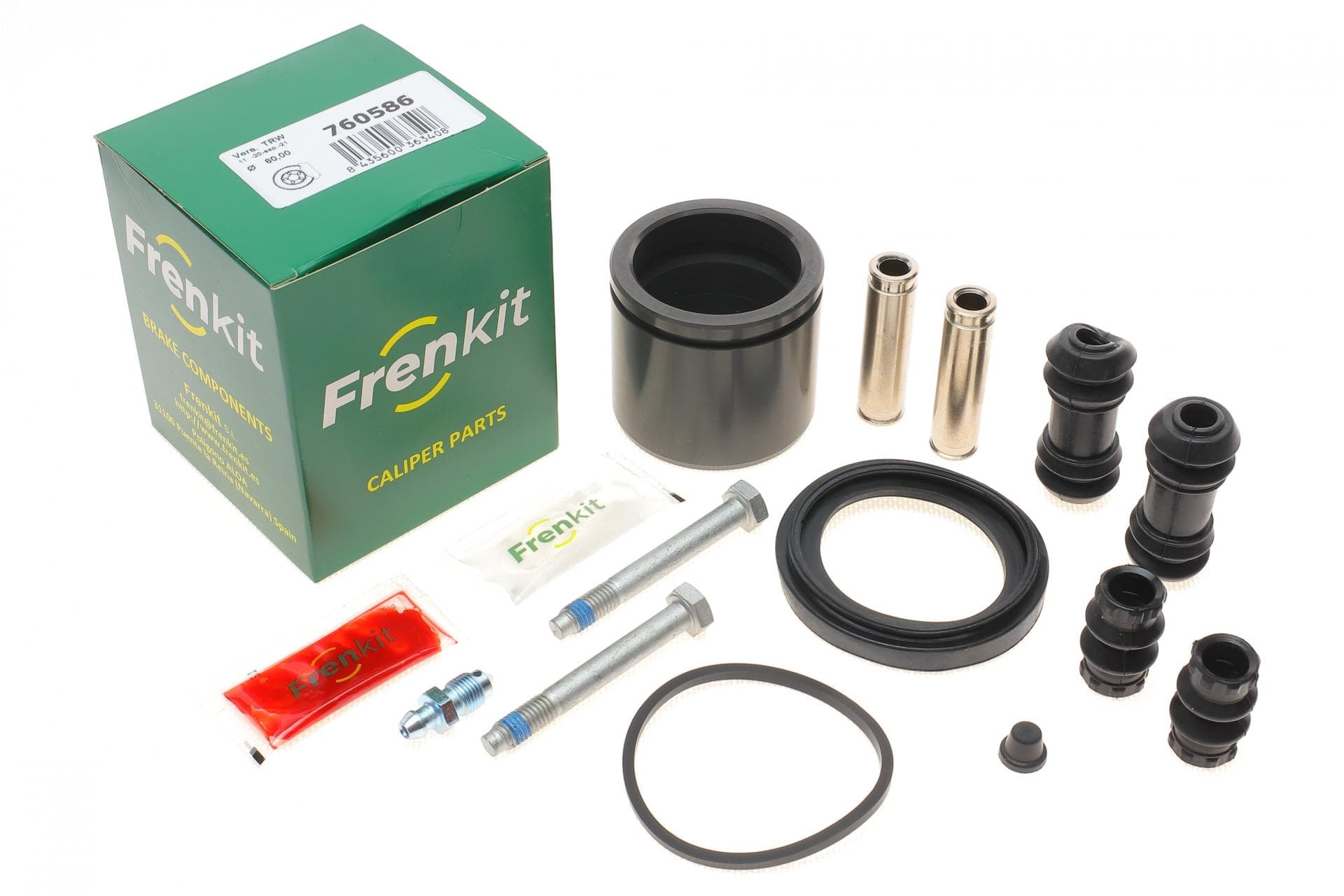 Ремкомплект супорта (заднього) MB C-class (W204) 07- (d=60mm)(+ поршен/направляюча) SuperKit (TRW)