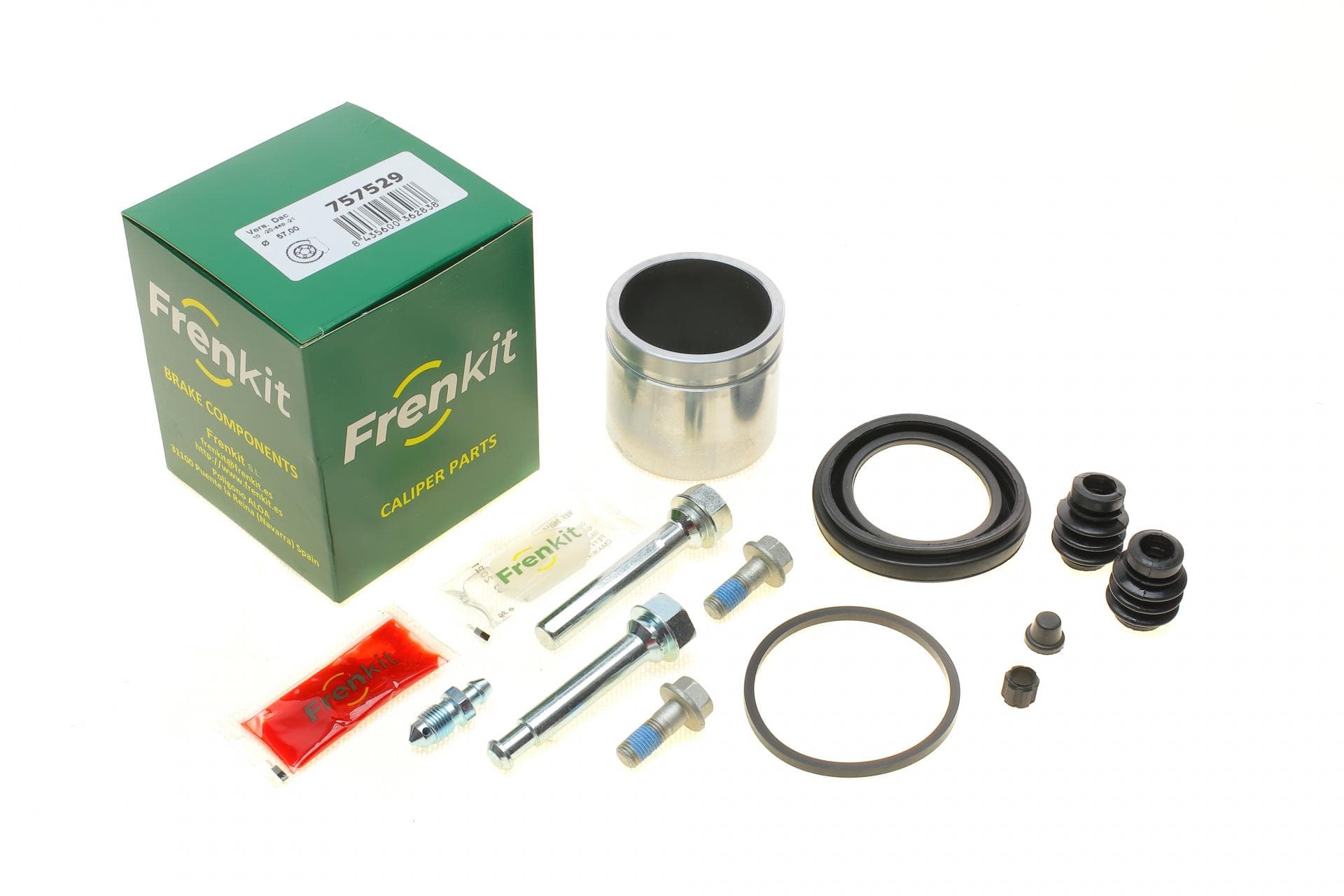Ремкомплект супорта (переднього) Hyundai Elantra 06-11 (d=57mm)(Mando)(+ поршен/направляюча) Super