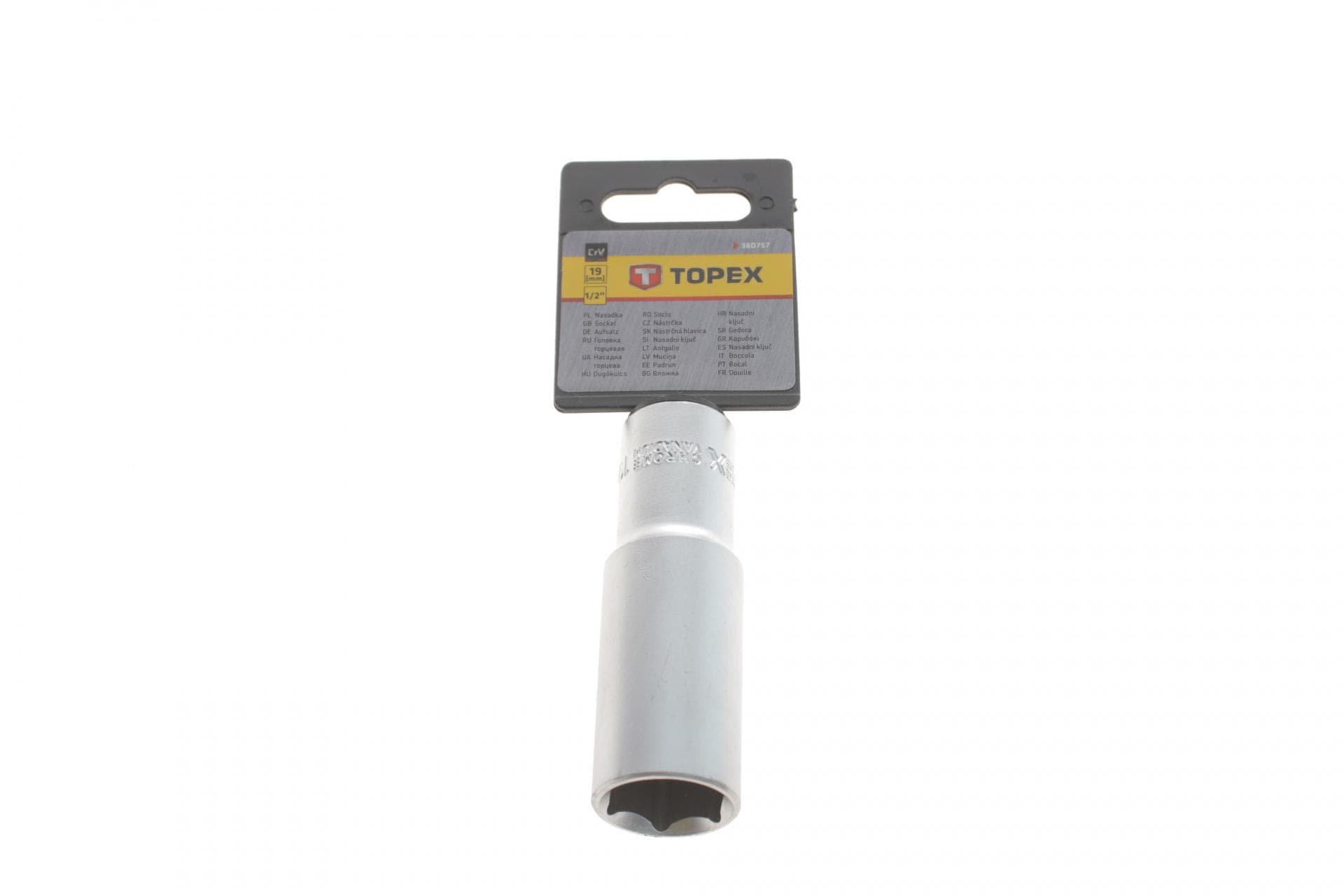 Головка торцева 1/2" 19 мм Long 76 мм
