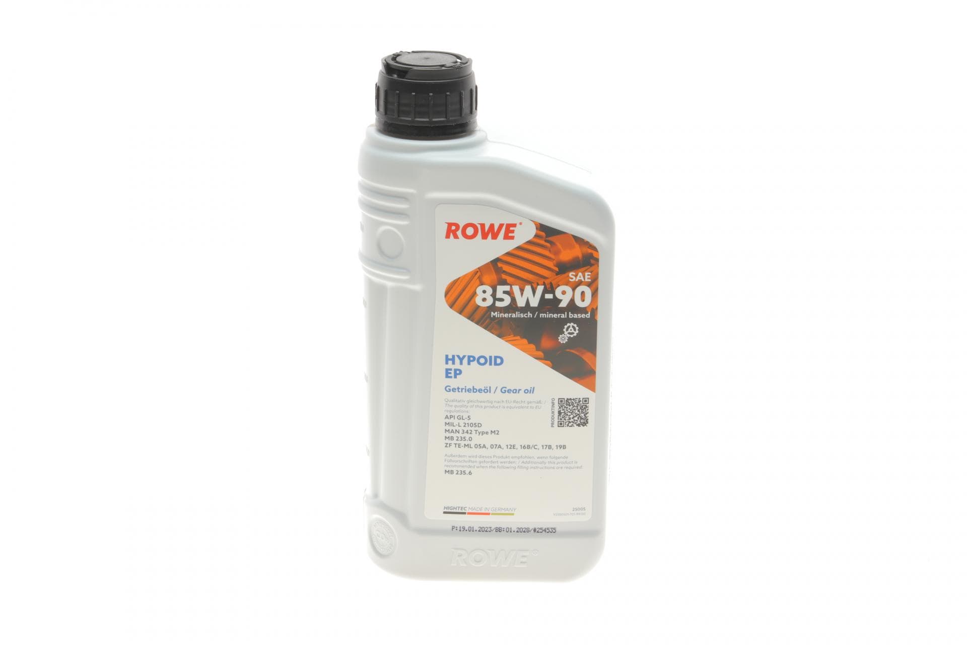 Олива 85W90 HIGHTEC HYPOID EP (1L) (MB 235.6/ MB 235.0/ZF TE-ML/API GL-5) (коричневий)