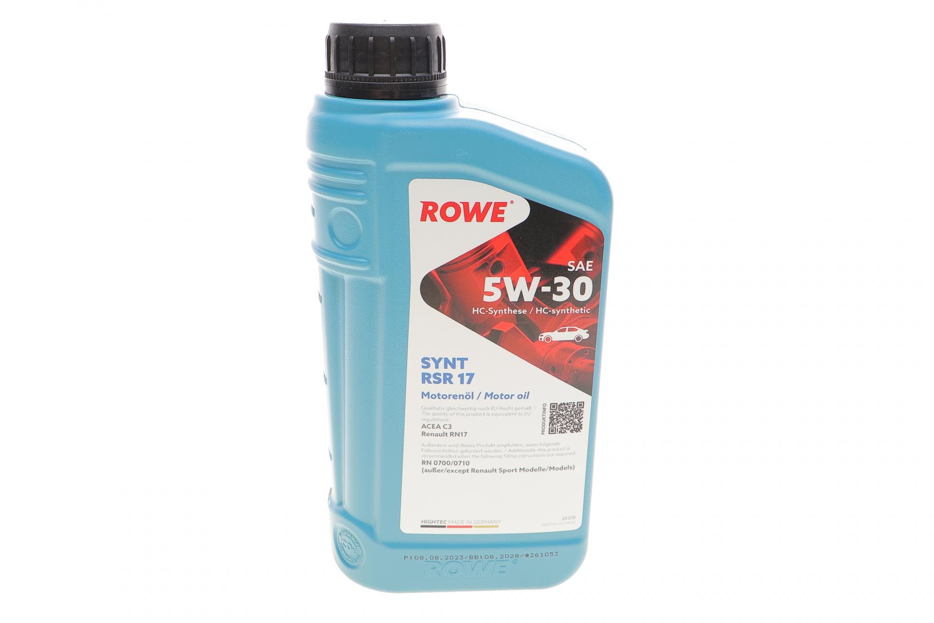 Олива 5W30 HIGHTEC SYNT RSR 17 (1L) (MB 226.52/RN17/RN 0700/0710RN17) (ACEA C3)