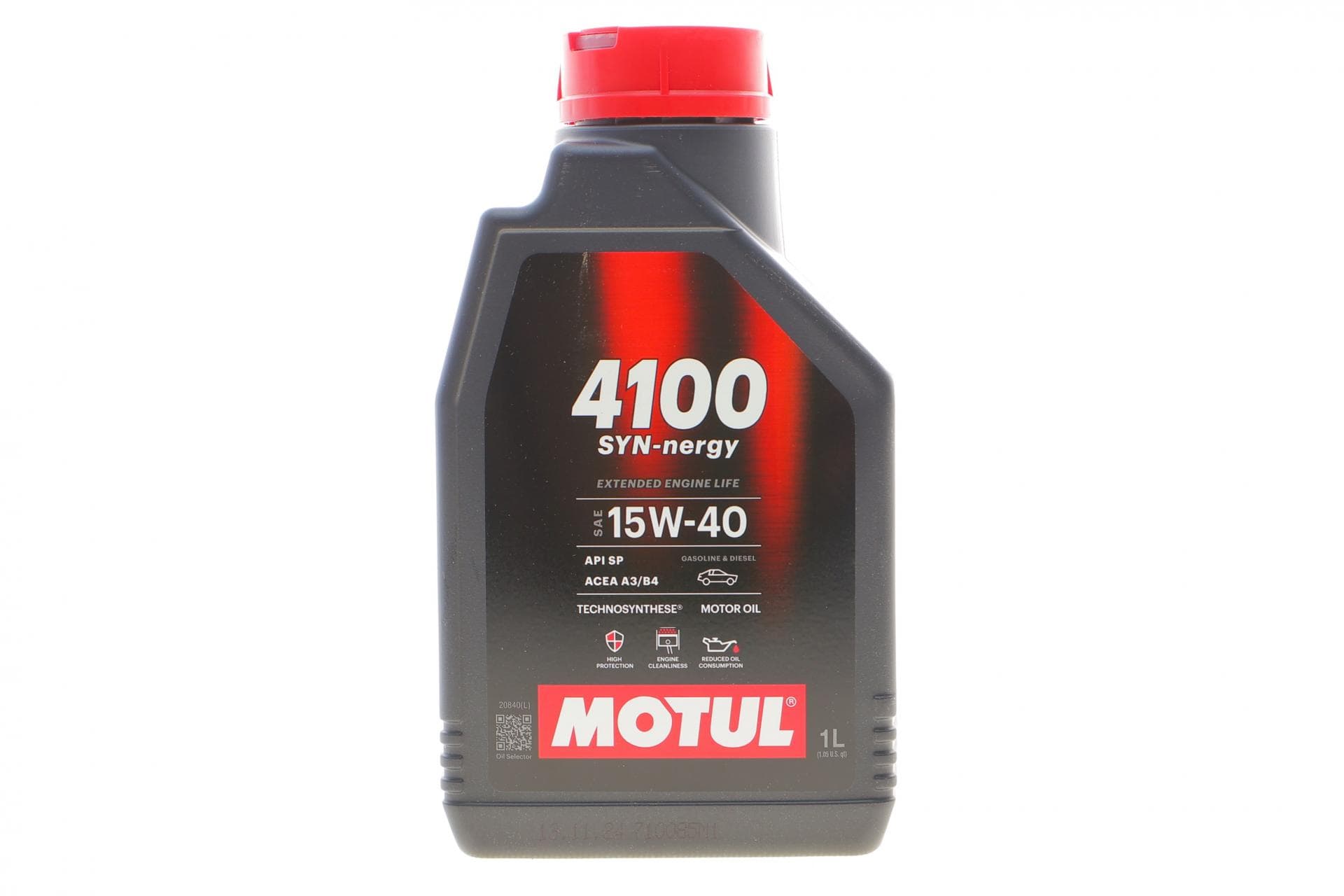 Олива 15W40 4100 Syn-nergy (1L) (API SP) (ACEA A3/B4) (113149)