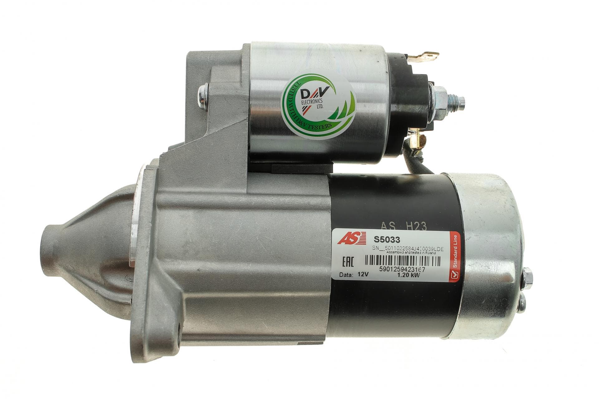Стартер Mitsubishi Colt 96-03/Lanser 03-13/Pajero 1.3-2.0 99-07 (12V/1.2kw) (z=8)