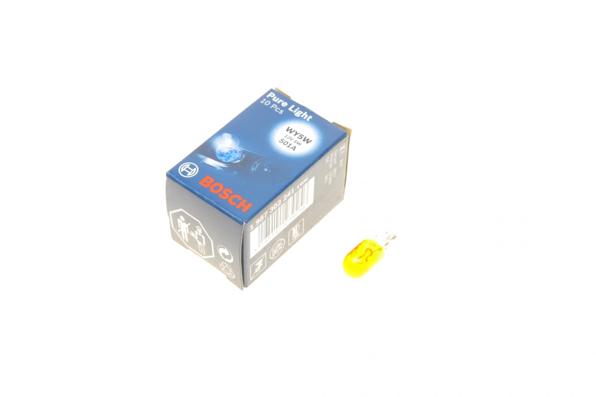 Автолампа WY5W 12V 5W W2.1x9.5d Pure Light (без цоколя, жовта)