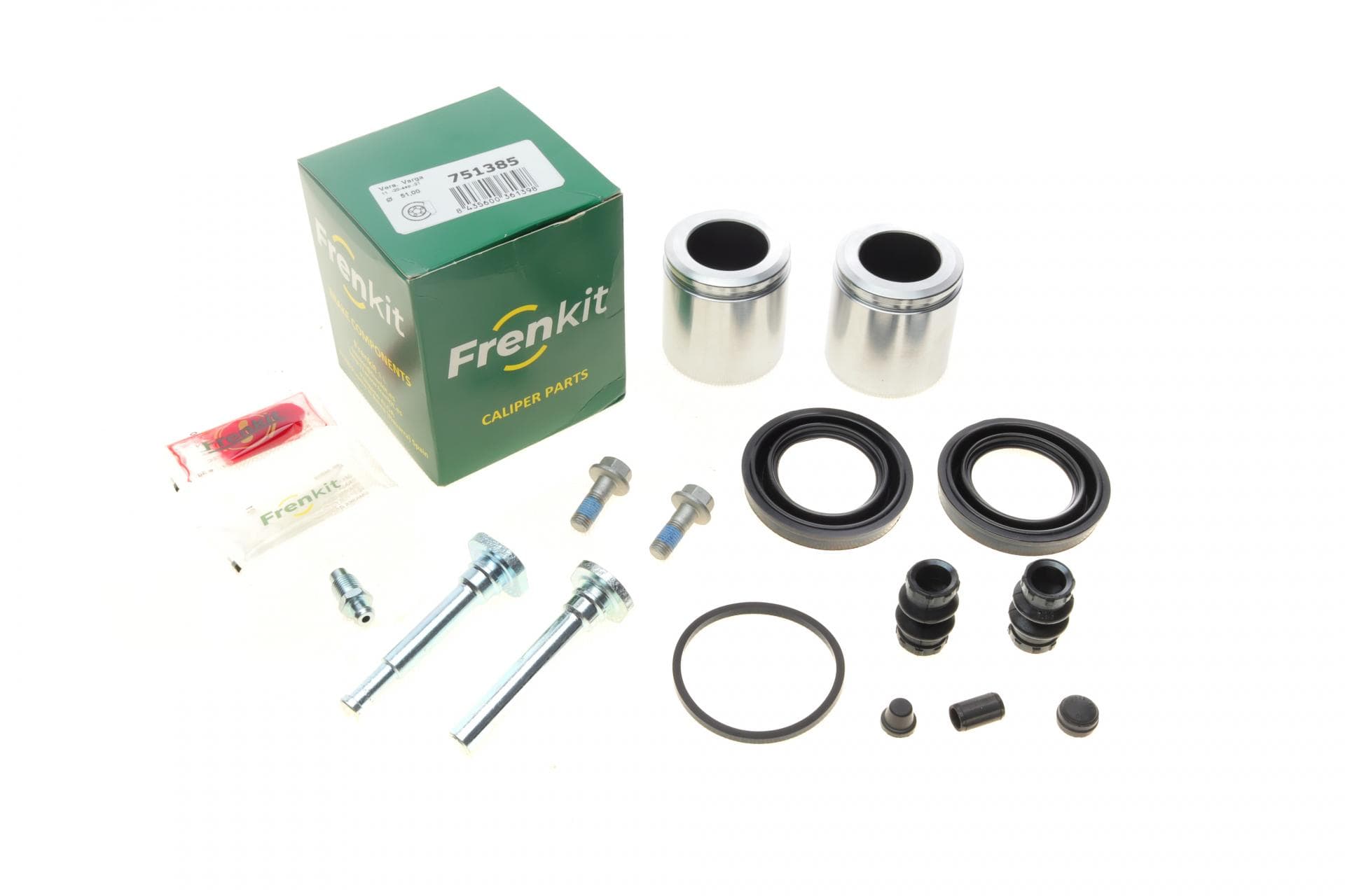 Ремкомплект супорта (переднього) Dodge Journey 08-15 (d=54mm) (Varga)(+2 поршня/направляюча)