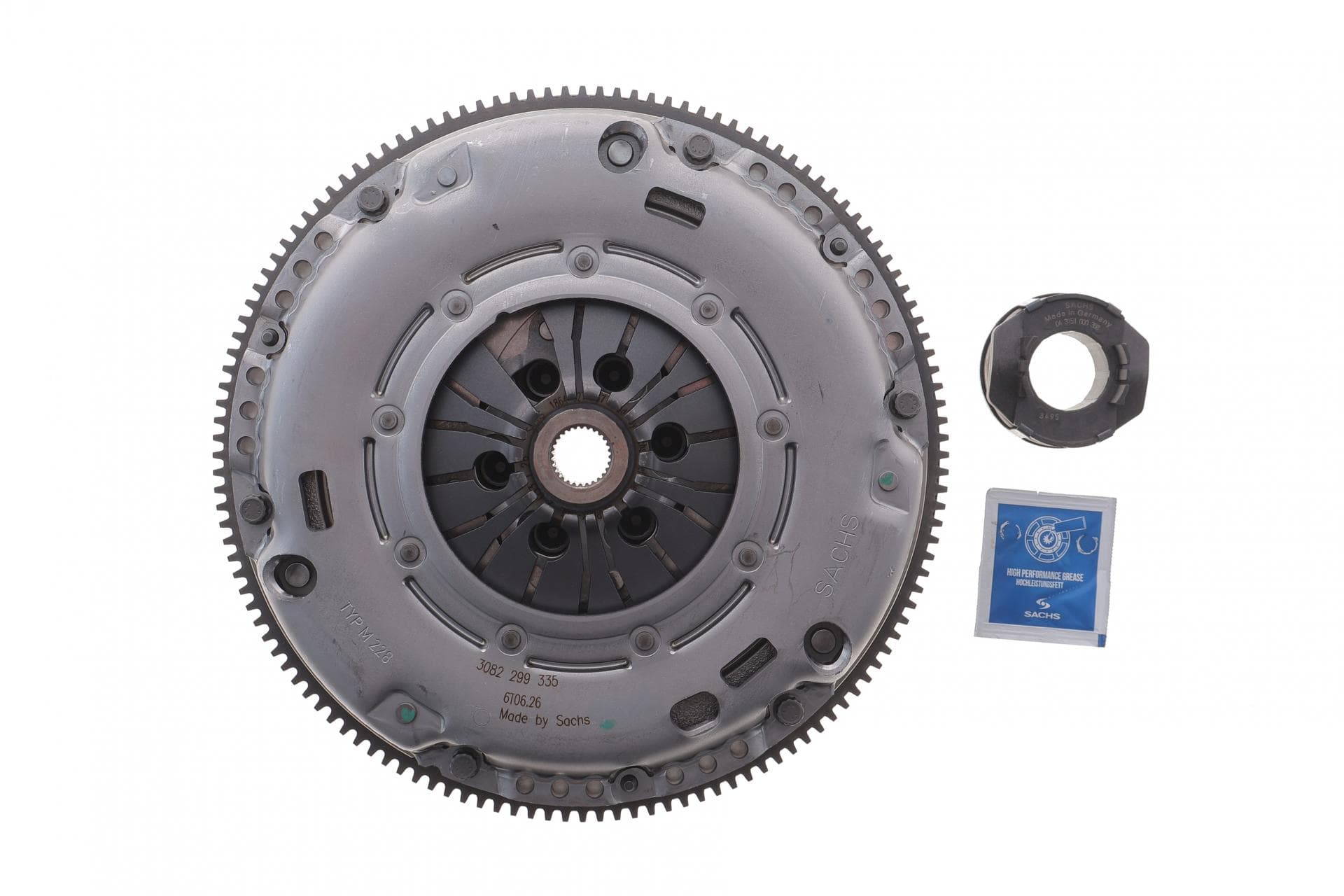 Демпфер + комплект зчеплення +вижимний VW Golf/Passat 1.9 TDI 95-06, AFN,ALE,AHU,AGU,AGR,AXR,ATD