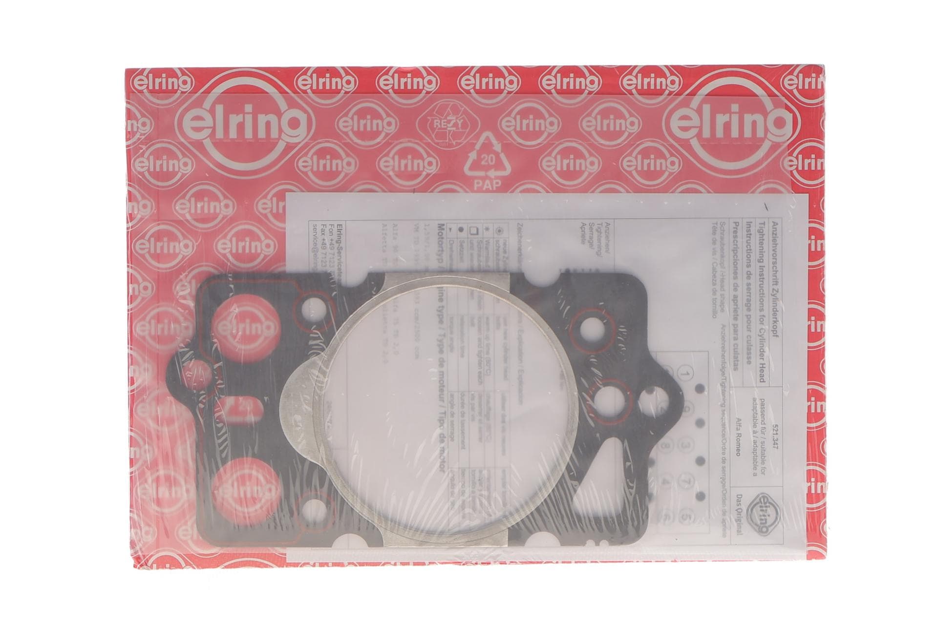 Прокладка ГБЦ Jeep Cherokee/Grand Cherokee 2.5/3.1 TD 88-01 (1.59mm)