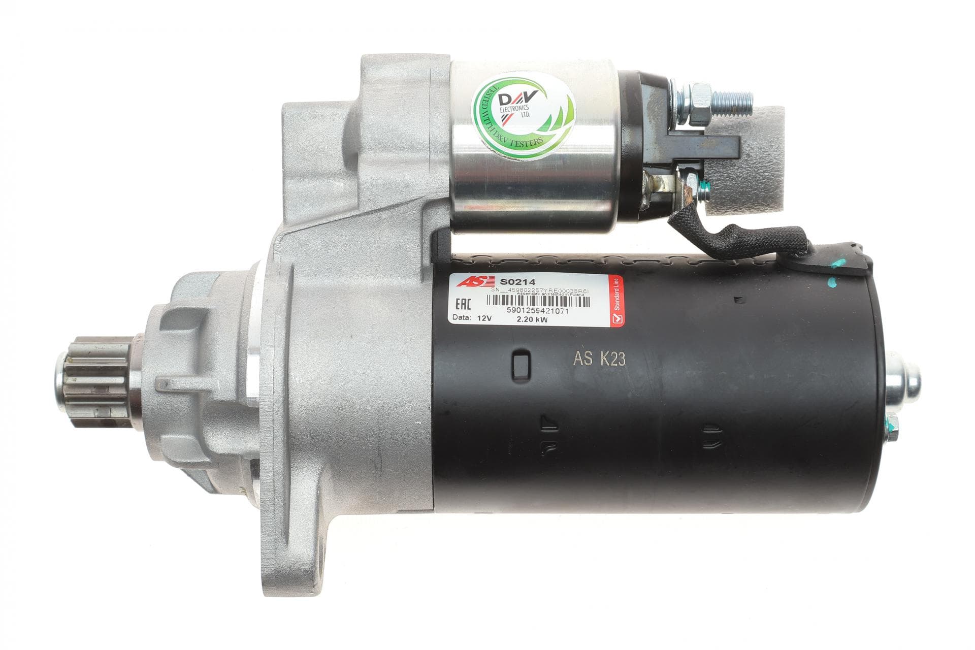 Стартер VW T4 2.5 90-03/T5 2.5 TDI 03-09 (2.2 kw) (z=10)
