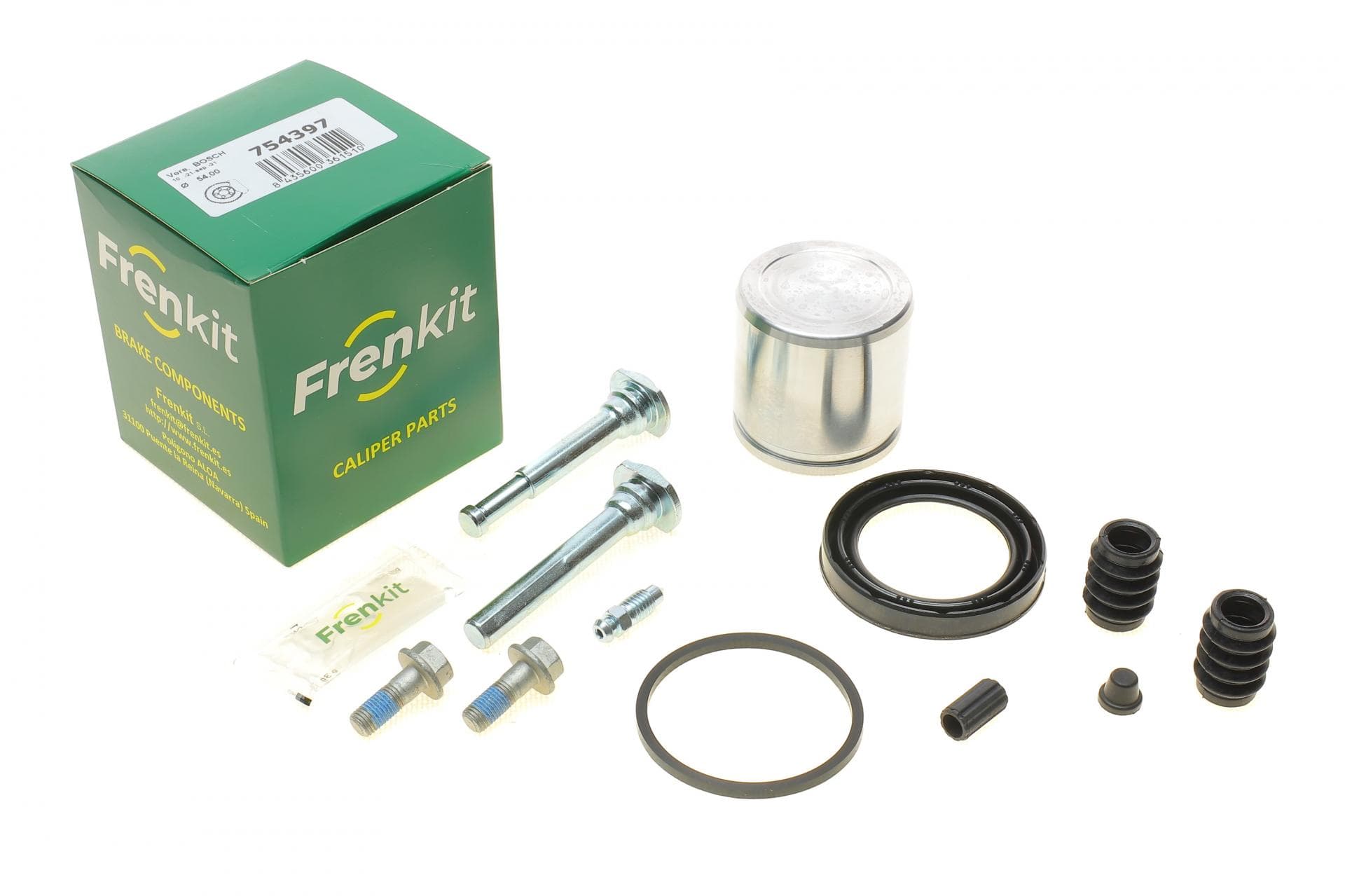Ремкомплект супорта (переднього) Fiat Palio 97-12 (d=54mm)(Bosch)(+поршнь/направляюча) SuperKit
