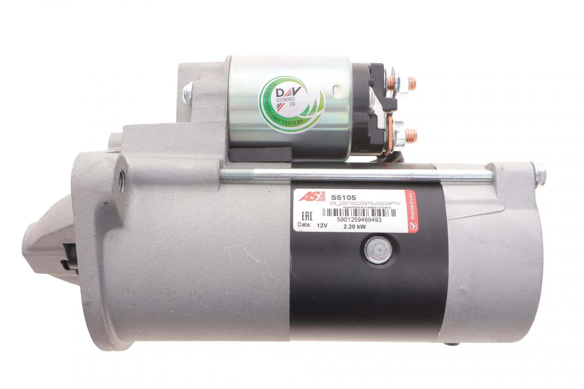 Стартер Mitsubishi Pajero II/L200/Hyundai H-1 2.5 TD 00-07 (12V/2.2kw) (z=10)