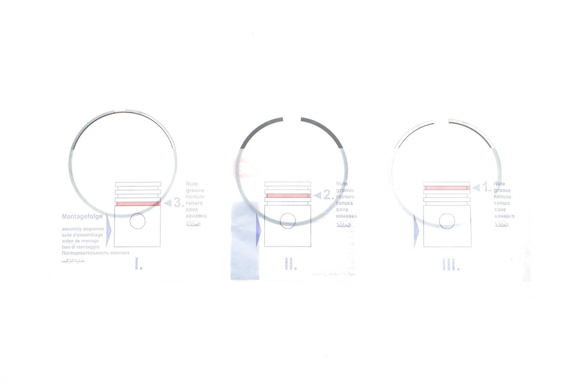 Кільця поршневі Volvo S60/S80/V60/V90/XC40/XC60/XC70/XC90 2.0D 13- (82.00mm/STD) (2-1.75-2)