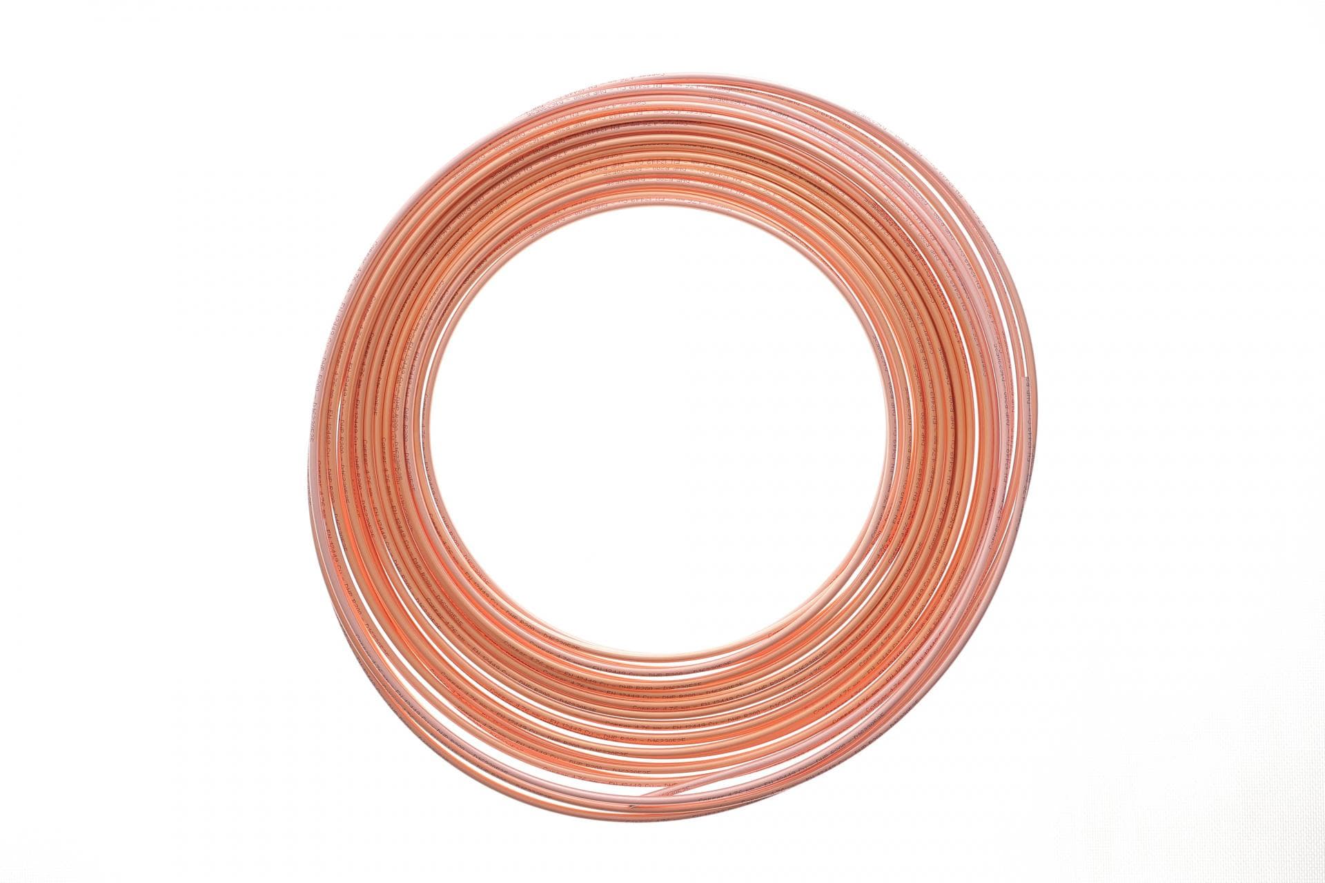 Трубка гальмівна 25.00m (3/16'') Copper/Medna (4.75mm)