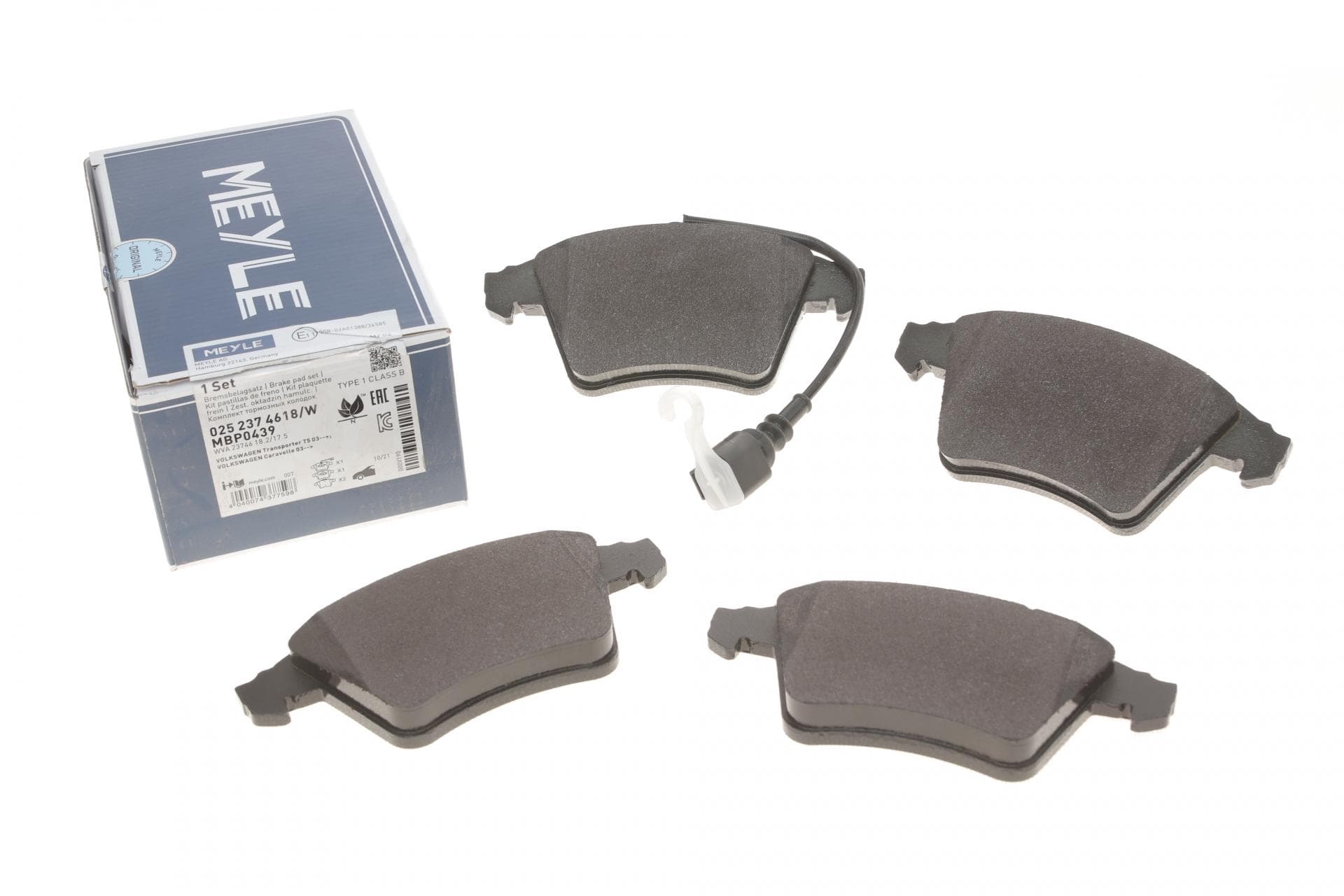 Колодки гальмівні (передні) VW T5 03- (18mm/17.6mm)