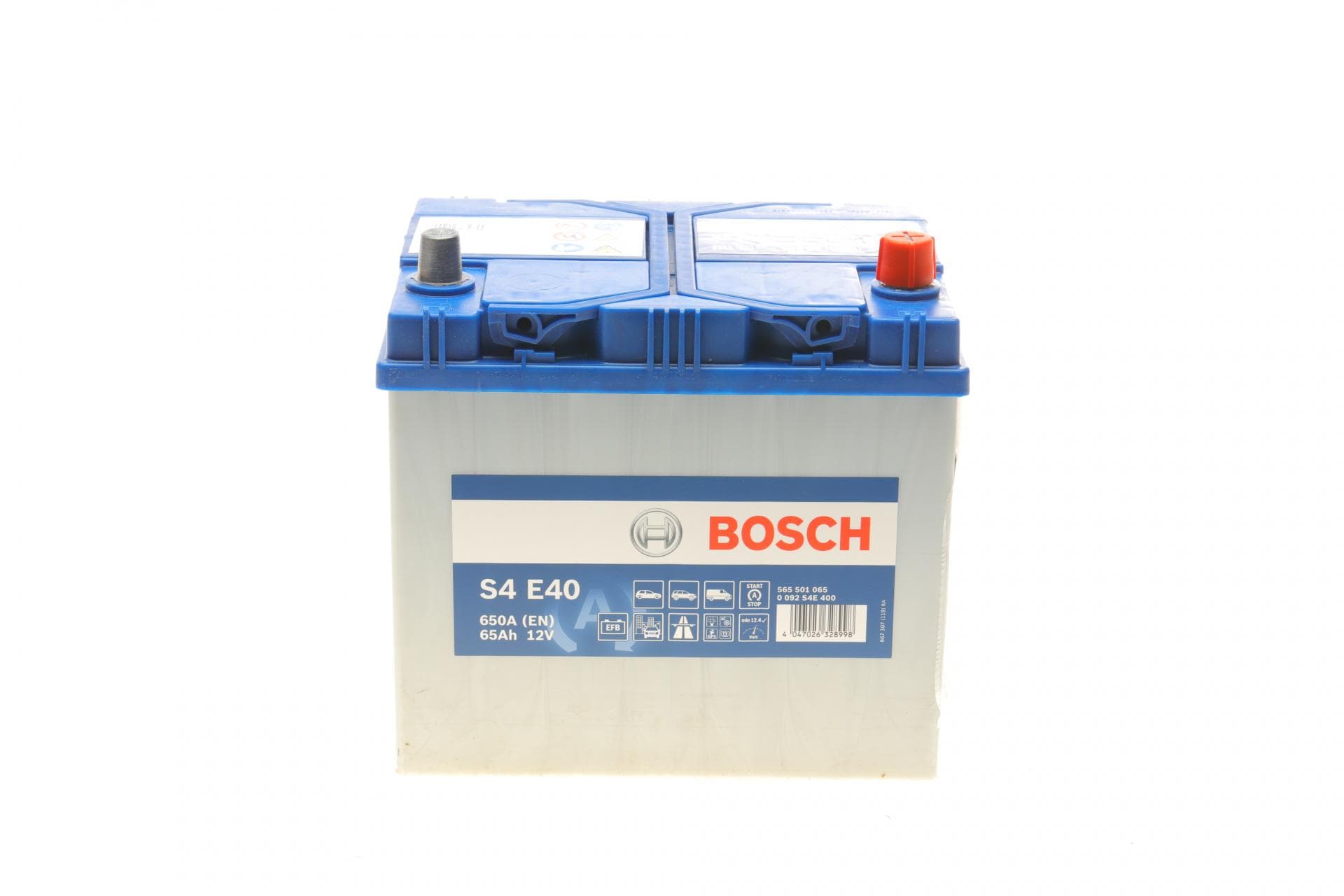 Акумуляторна батарея 65Ah/650A (232x173x225/+R/B0) (Start-Stop EFB) Азія