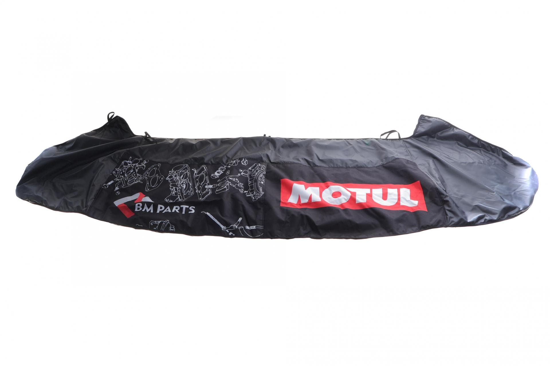 Накидка захисна для автомобіля MOTUL (велика) з логотипом BM Parts