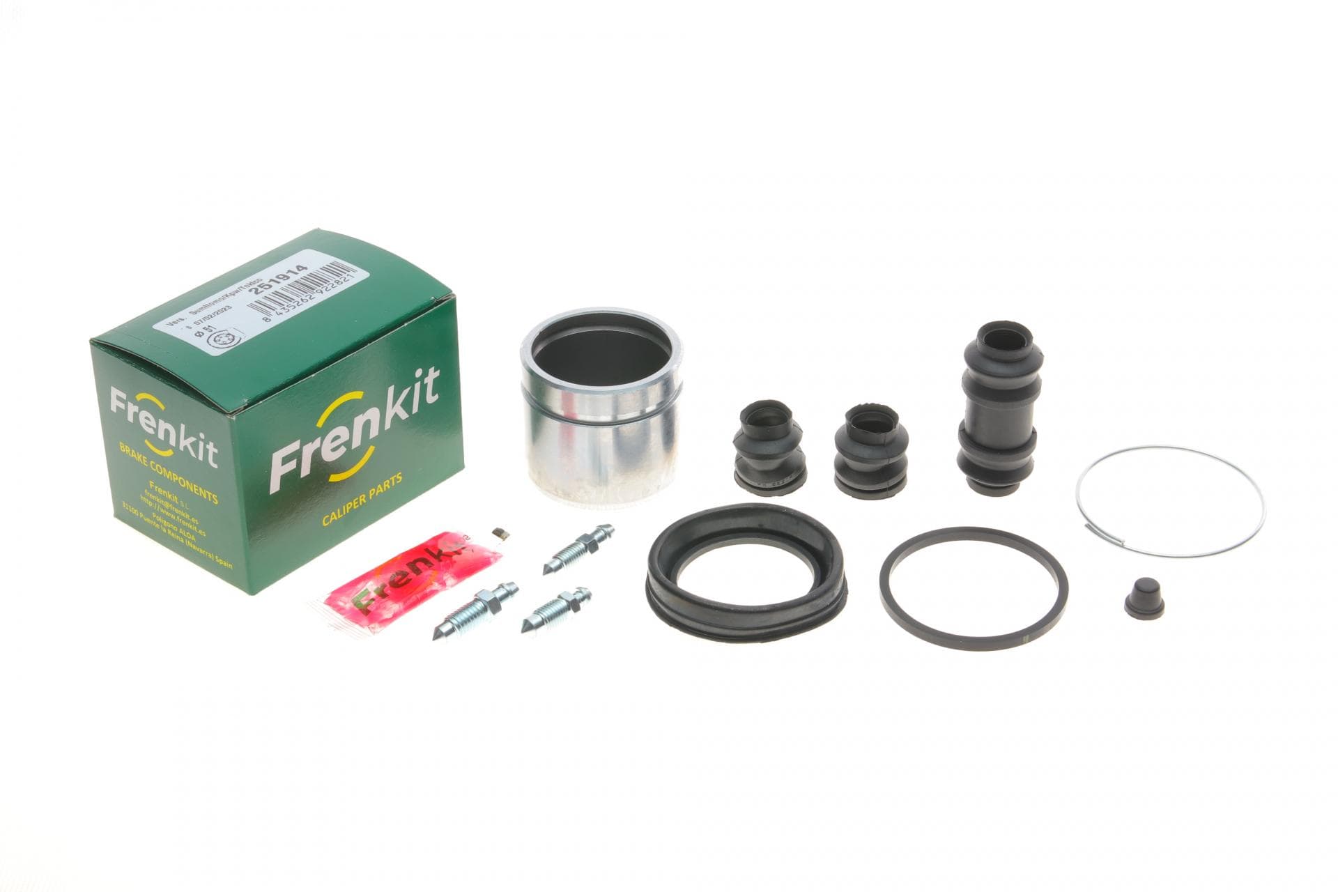 Ремкомплект супорта (переднього) Kia Rio1.3/1.5 16V 00-05 (d=51mm) (+поршень) (Kpw)