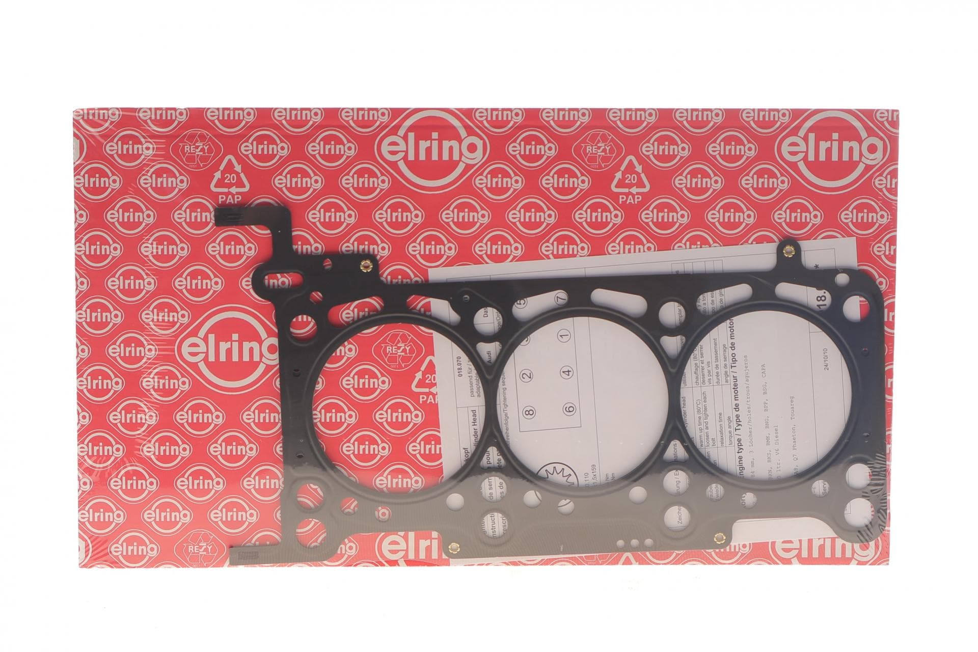 Прокладка ГБЦ Audi A4/A5/A6/Q8/VW Touareg 2.7/3.0TDI 03-12 (3 метки) (1.20 мм) (4-6 циліндр)