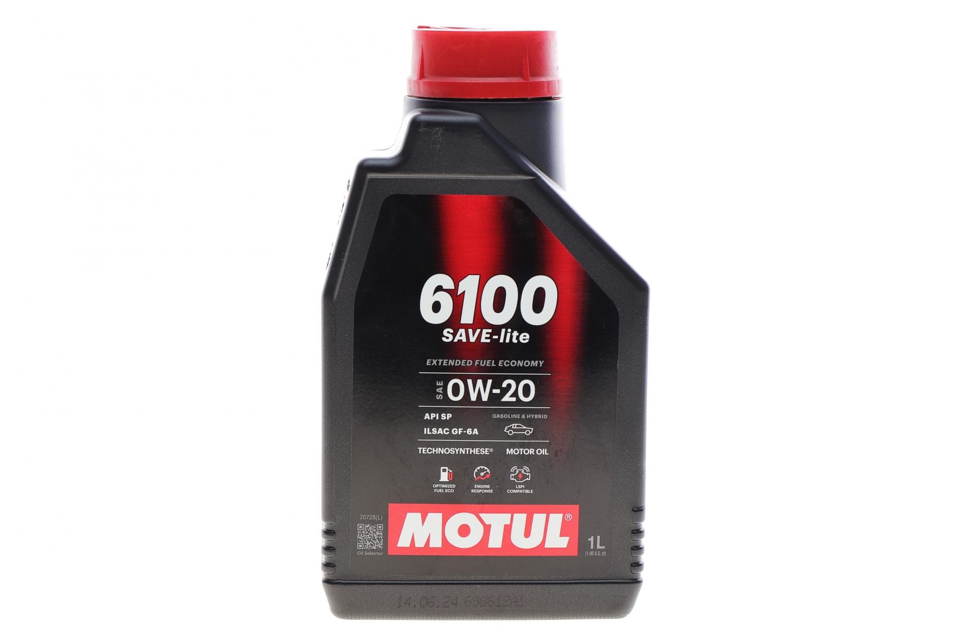 Олива 0W20 6100 Save-lite (1L) (PERFORMANCE SP/ILSAC GF-6A) (113135)